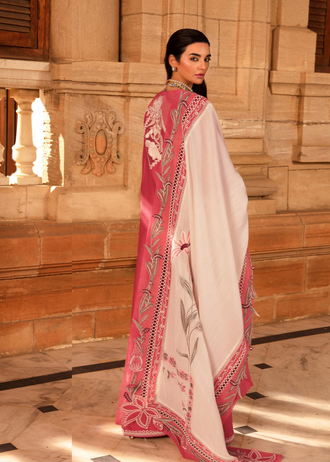 Crimson | Aaleen Winter 24 | Phulon ki Dastaan -  Crimson Ladies Clothes - Original Designer Dress - House of Maryam