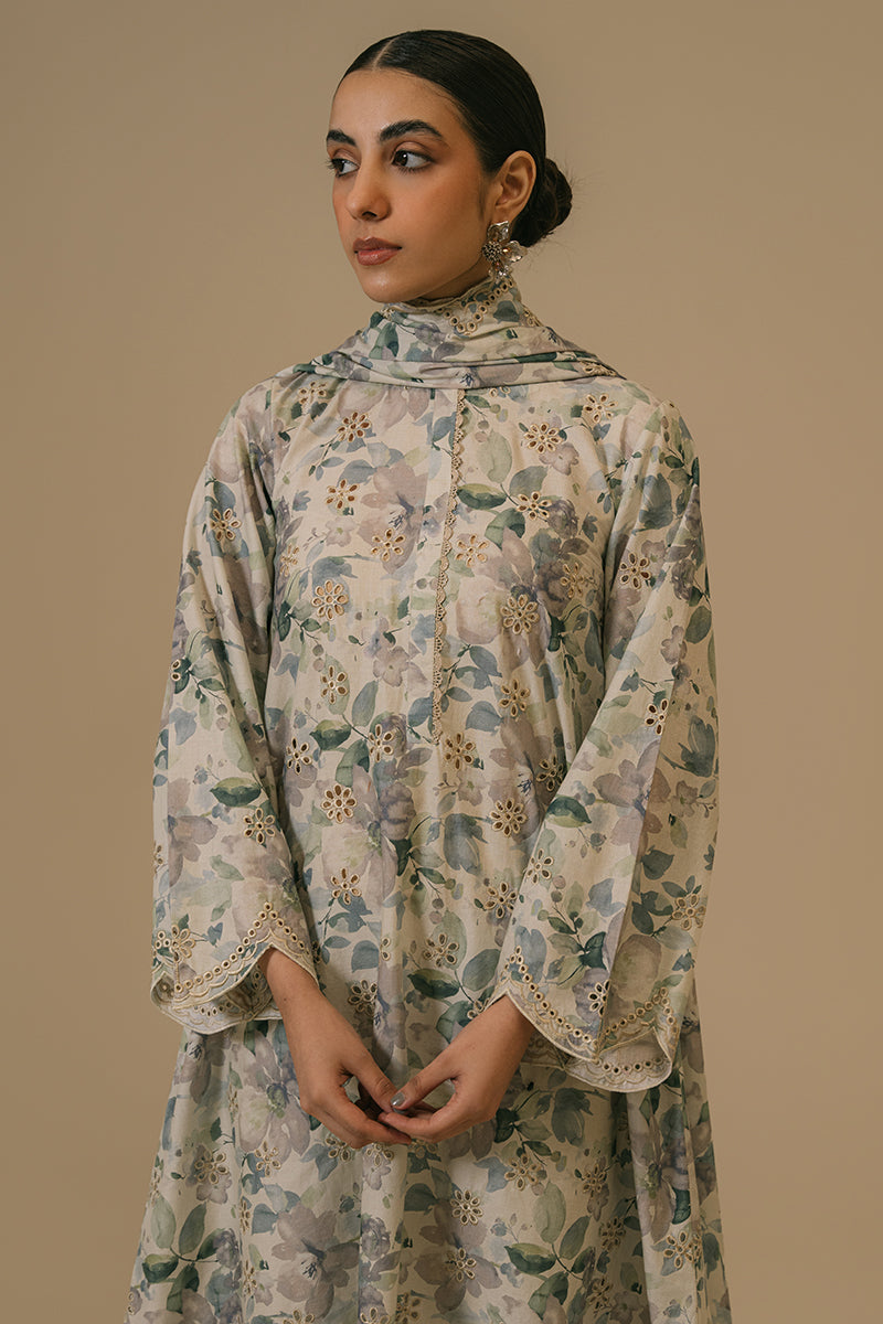 Cross Stitch | Eid Collection | TROPICAL VIOLET -  Cross Stitch Luxury - Original Designer Dress - House of Maryam