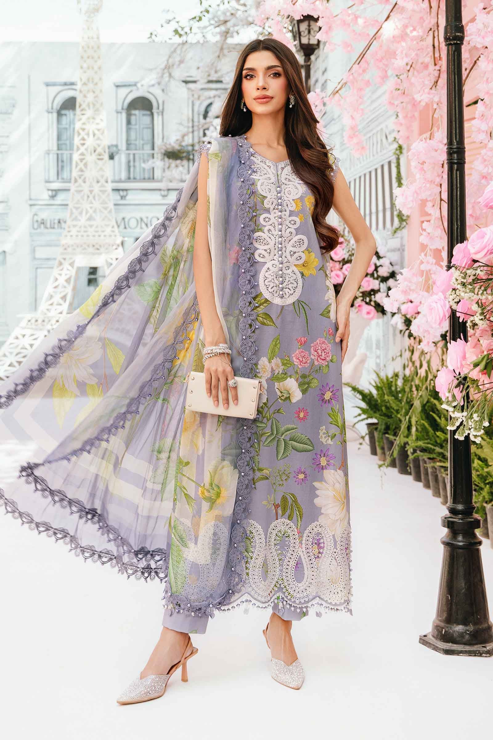 Maria B M Prints Summer 25 MPT-2604-A House of Maryam