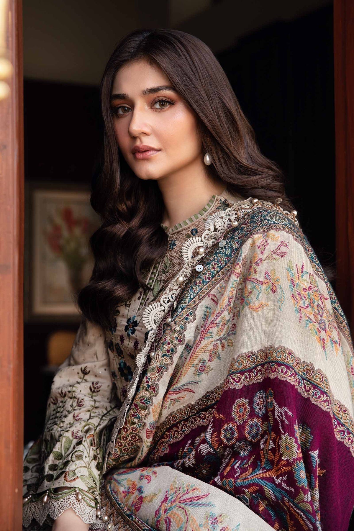 Maria B | Winter Luxe 24 | DL-1211 -  Maria B Ladies Clothes - Original Designer Dress - House of Maryam