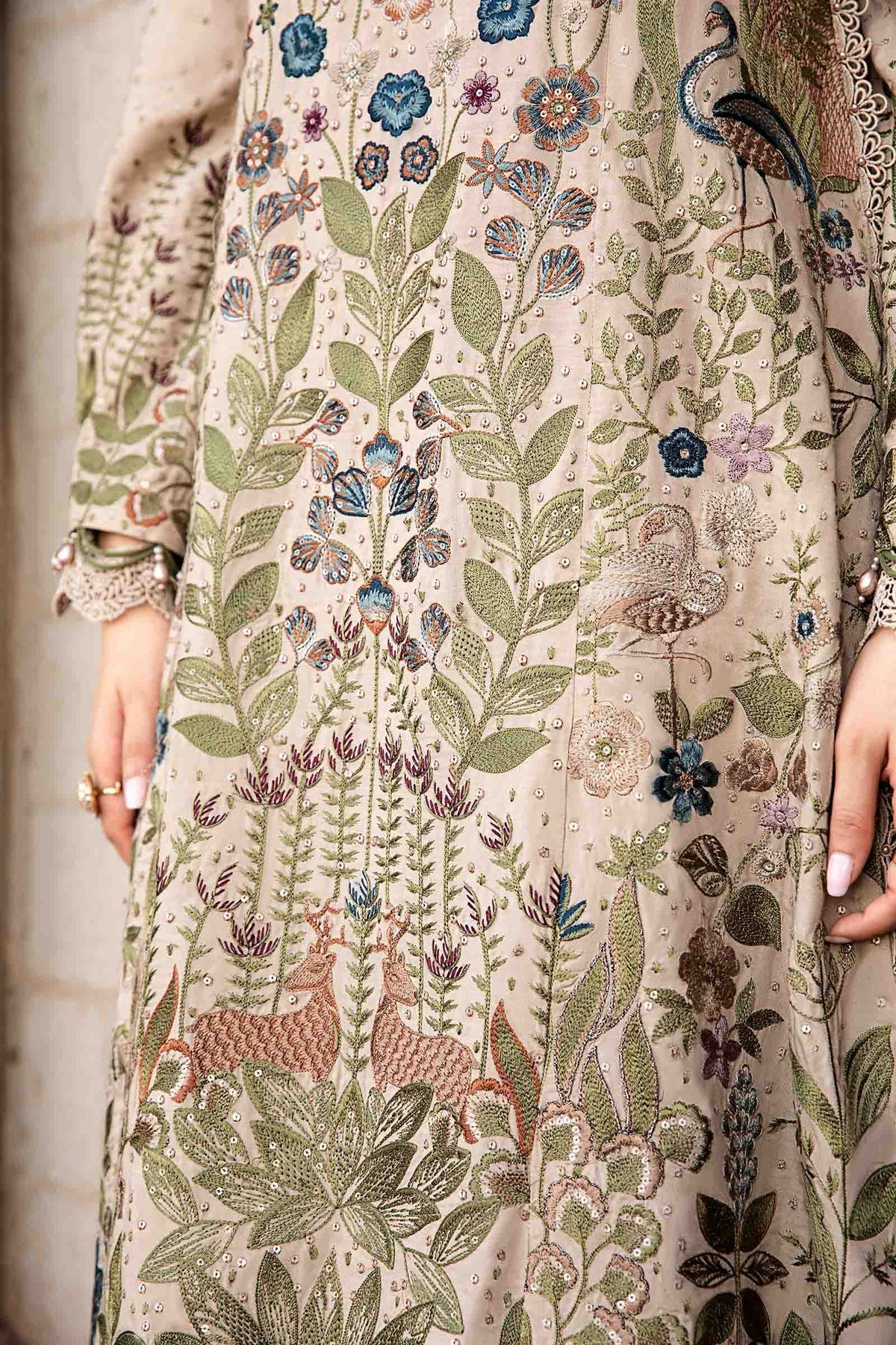 Maria B | Winter Luxe 24 | DL-1211 -  Maria B Ladies Clothes - Original Designer Dress - House of Maryam