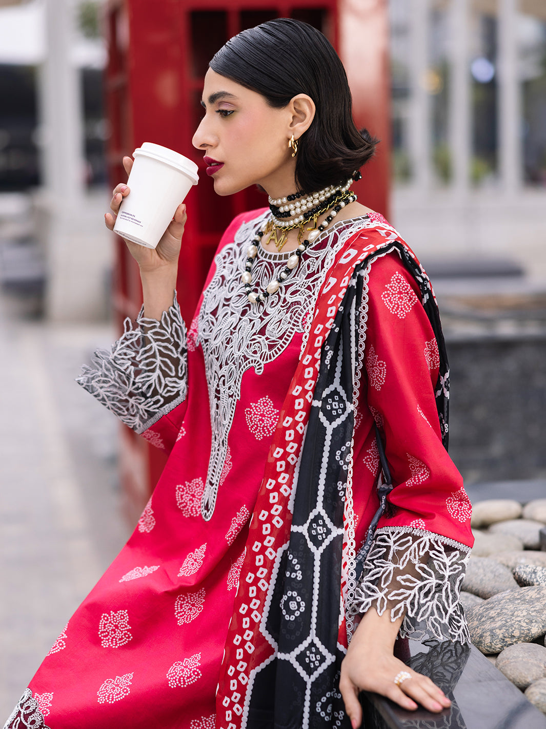 Mahnur | Broadway Luxury Lawn 25 | Azelea -  Mahnur Ladies Clothes - Original Designer Dress - House of Maryam