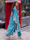 Mahnur | Broadway Luxury Lawn 25 | Scarlet -  Mahnur Ladies Clothes - Original Designer Dress - House of Maryam