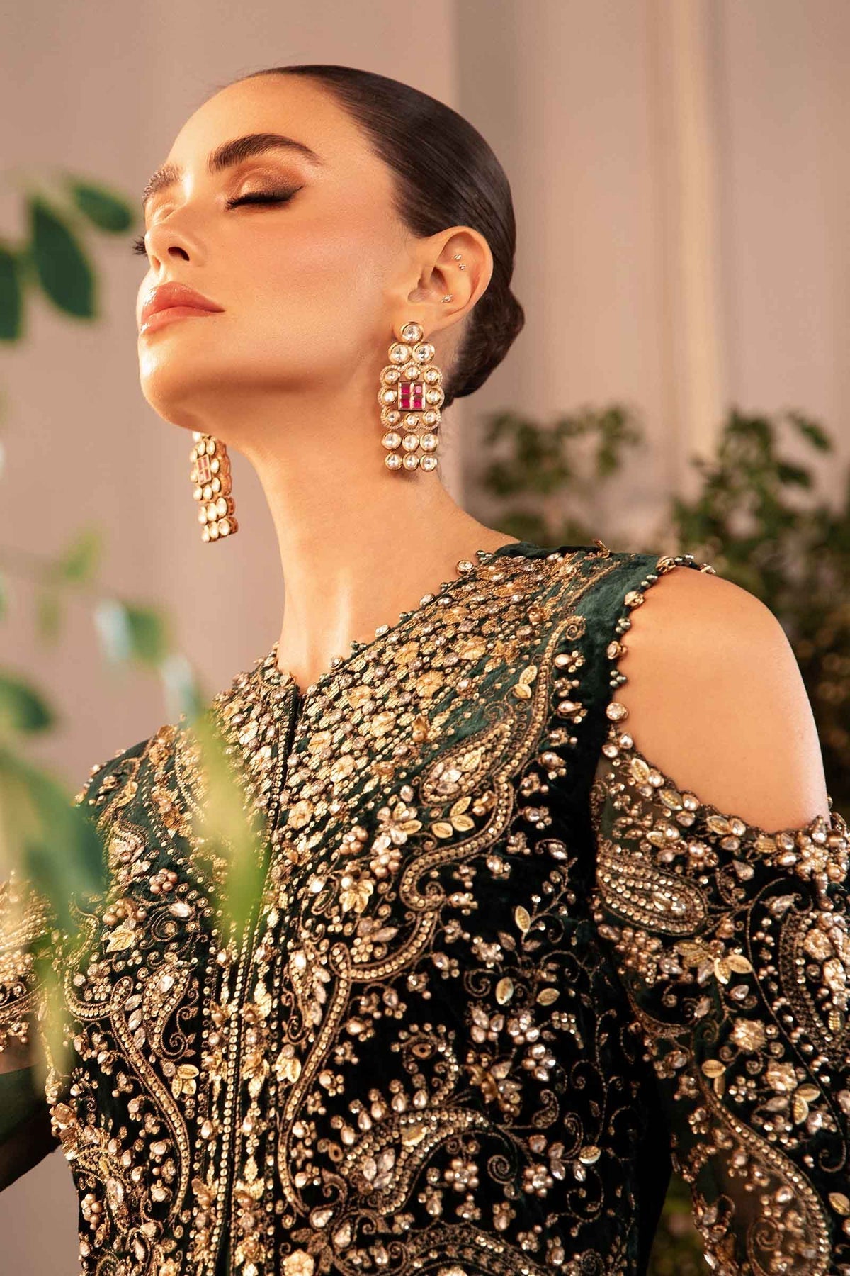 Maria B | Mbroidered Formals 24 | Velvet Suit | BD-2904 -  Maria B Ladies Clothes - Original Designer Dress - House of Maryam