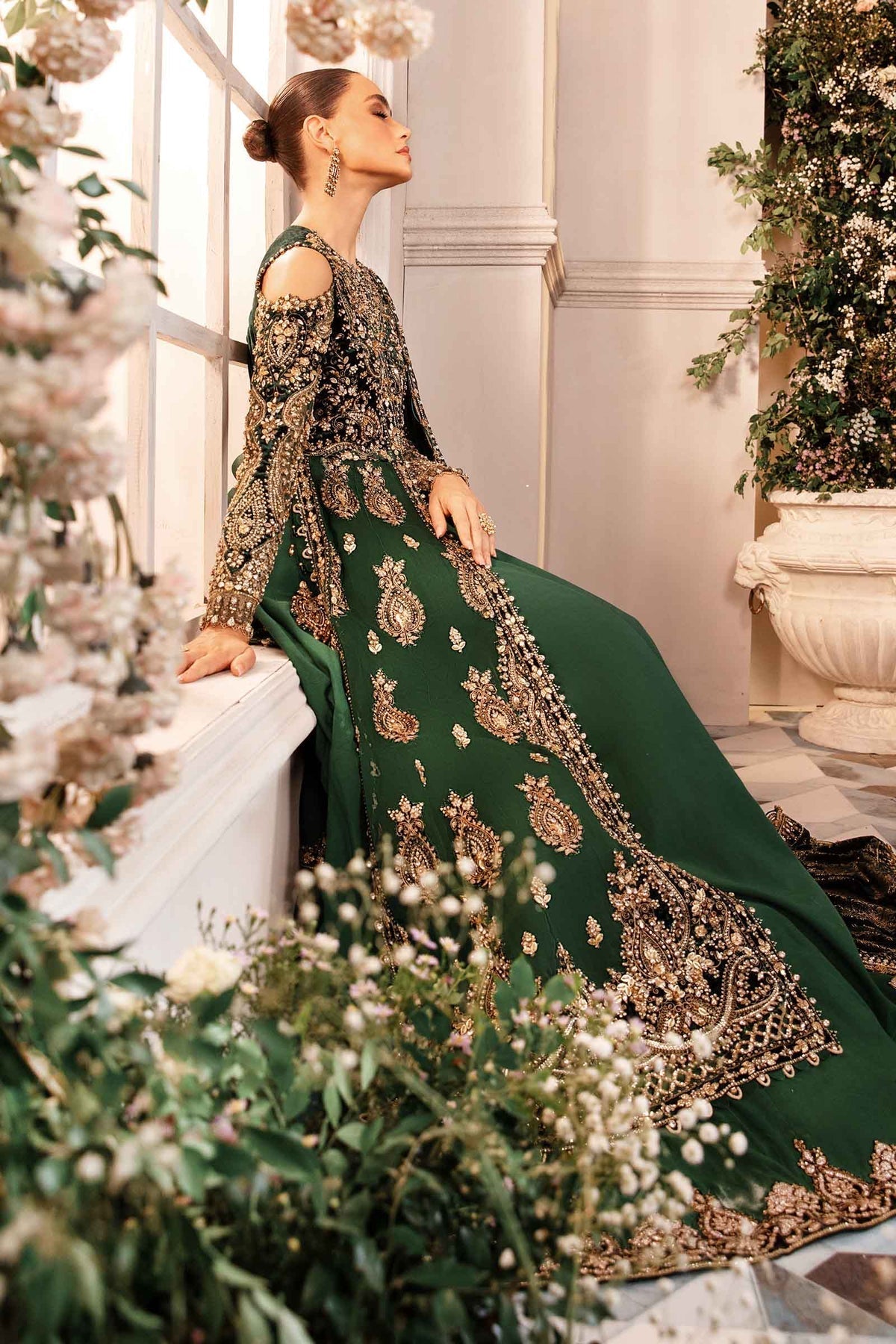 Maria B | Mbroidered Formals 24 | Velvet Suit | BD-2904 -  Maria B Ladies Clothes - Original Designer Dress - House of Maryam