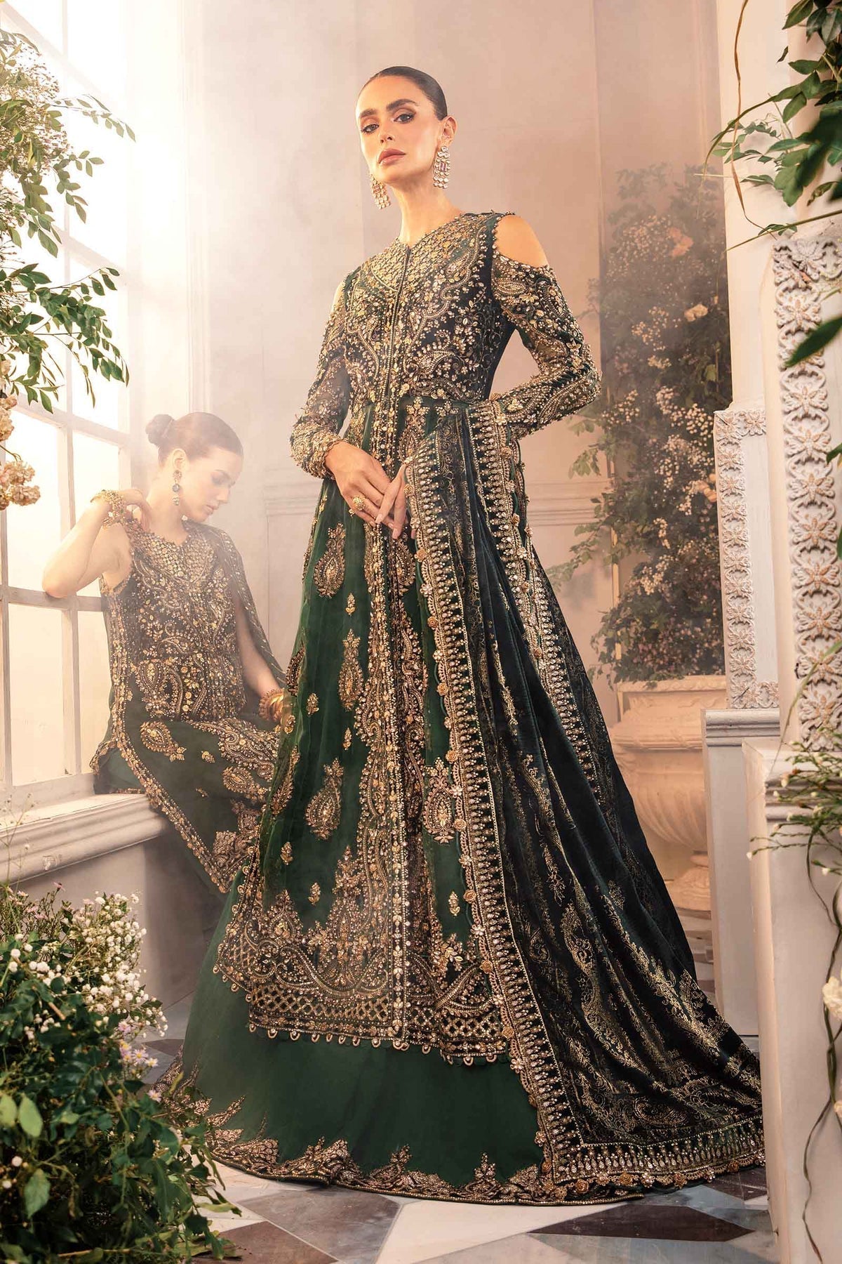Maria B | Mbroidered Formals 24 | Velvet Suit | BD-2904 -  Maria B Ladies Clothes - Original Designer Dress - House of Maryam