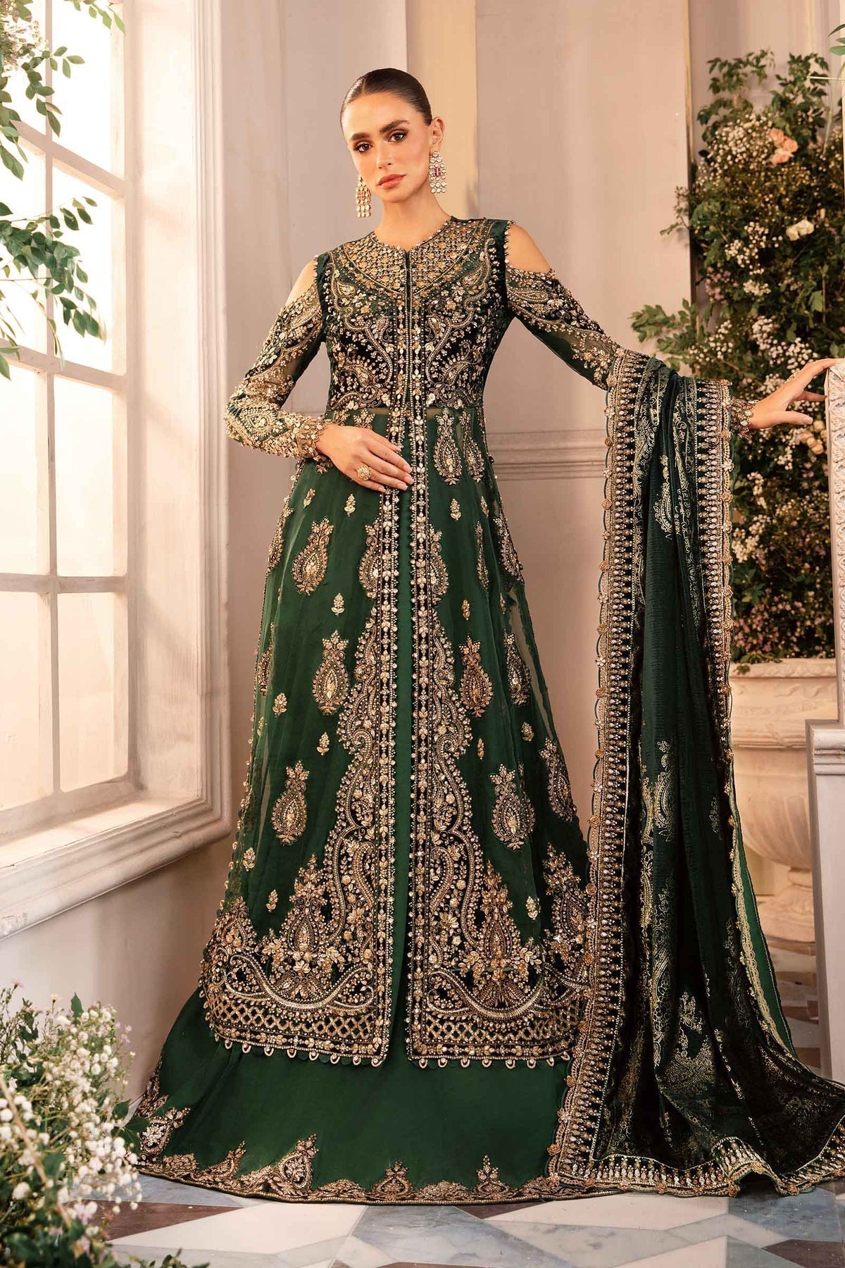 Maria B | Mbroidered Formals 24 | Velvet Suit | BD-2904 -  Maria B Ladies Clothes - Original Designer Dress - House of Maryam