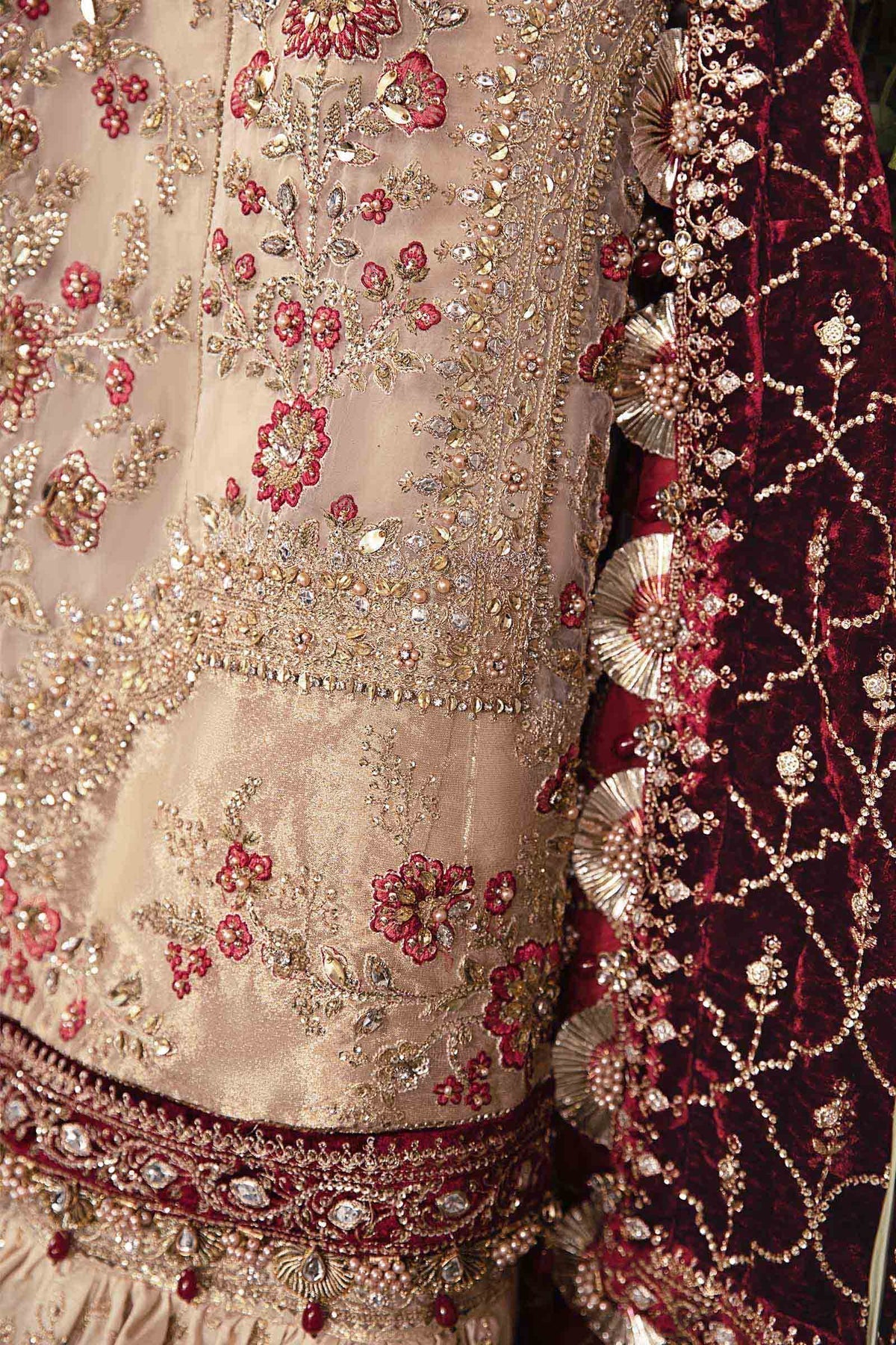 Maria B | Mbroidered Formals 24 | Velvet Suit | BD-2905 -  Maria B Ladies Clothes - Original Designer Dress - House of Maryam