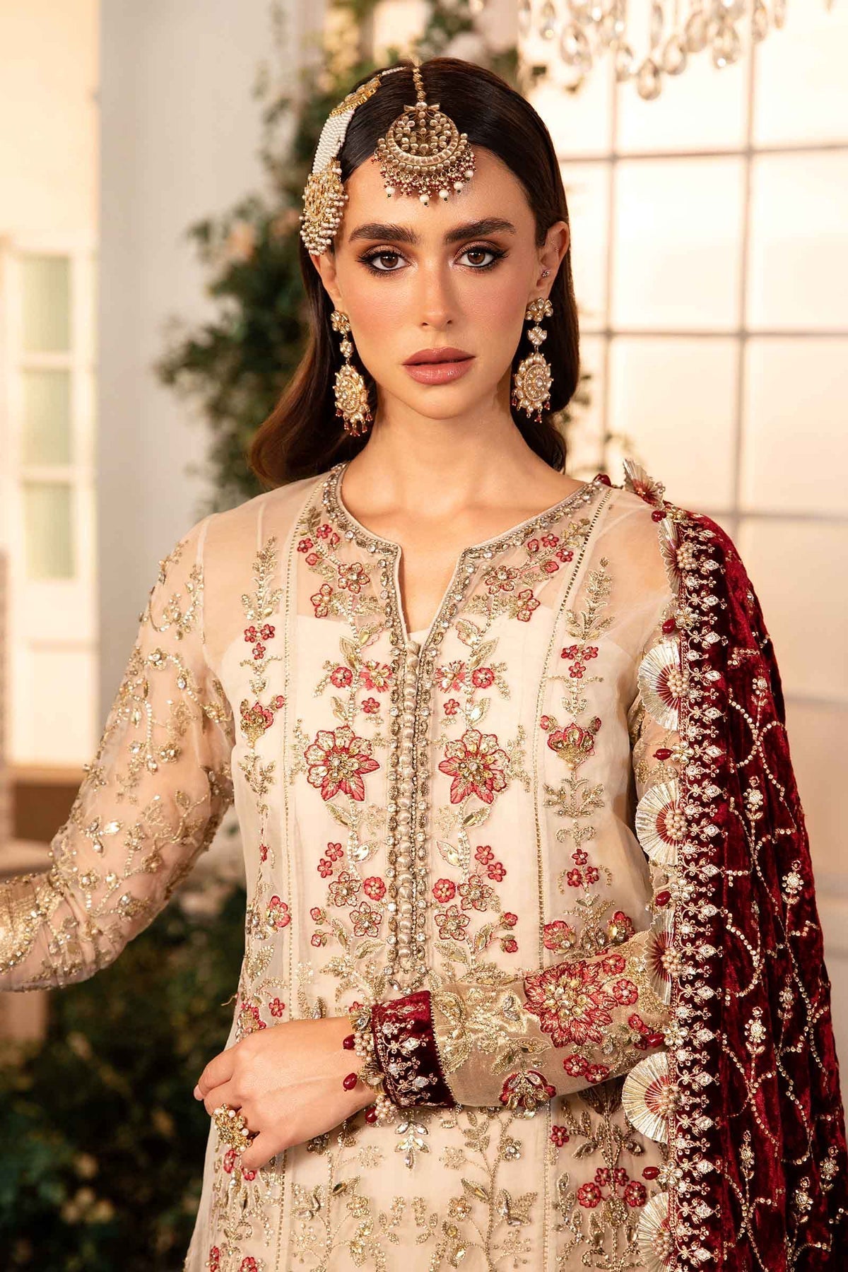 Maria B | Mbroidered Formals 24 | Velvet Suit | BD-2905 -  Maria B Ladies Clothes - Original Designer Dress - House of Maryam