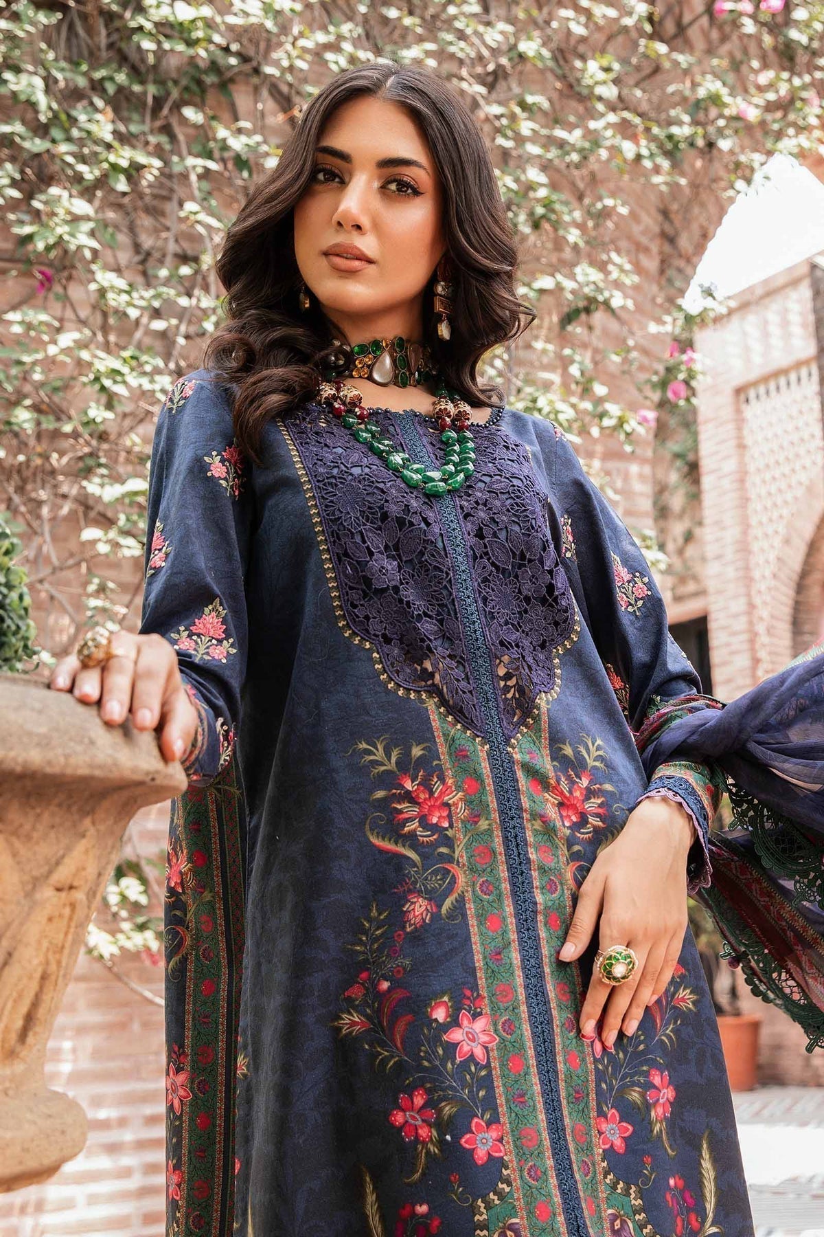 Maria.B | M Print Eid Edit | MPT-2206-B -  Maria B Luxury - Original Designer Dress - House of Maryam