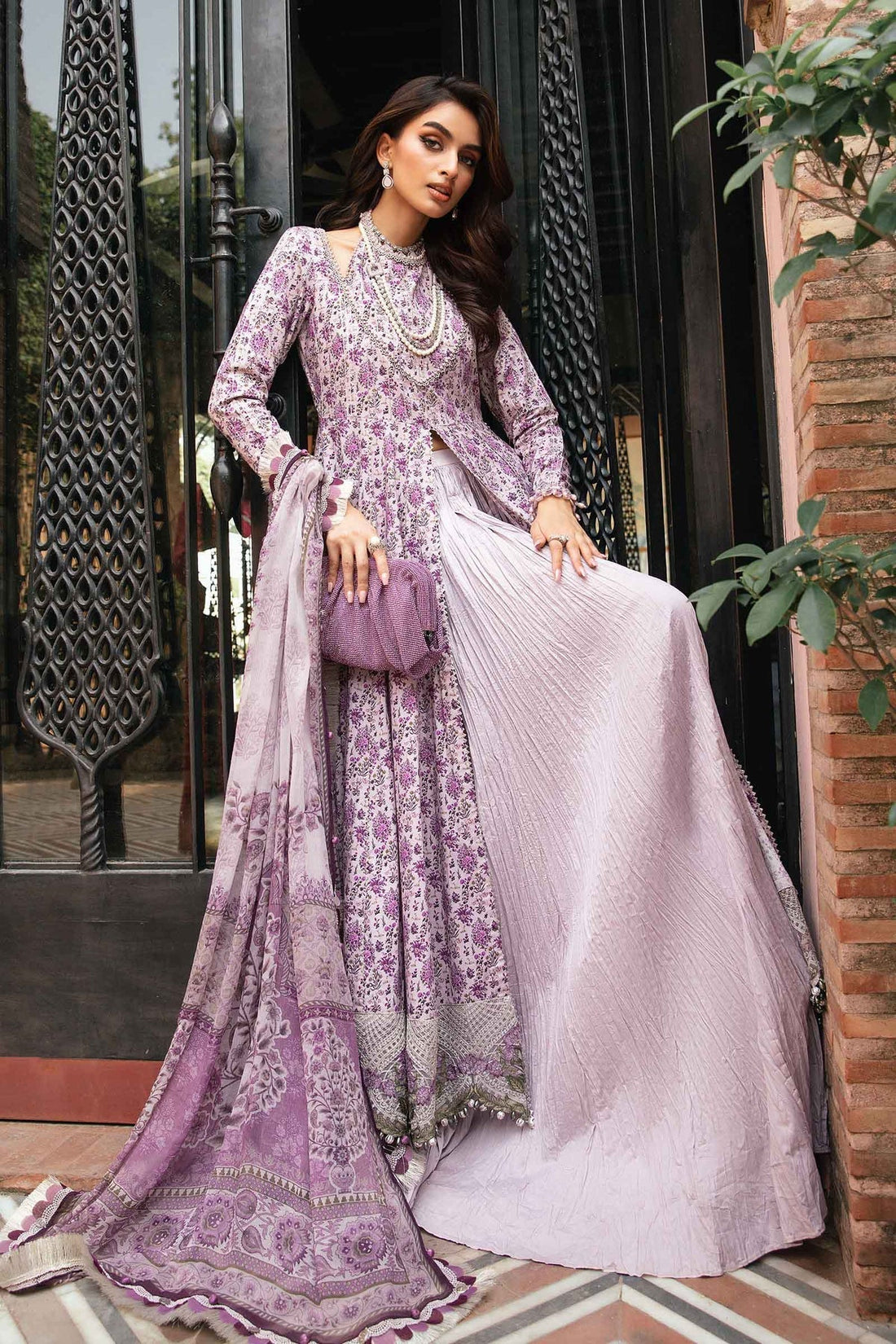 Maria.B | M Print Eid Edit | MPT-2207-B -  Maria B Luxury - Original Designer Dress - House of Maryam