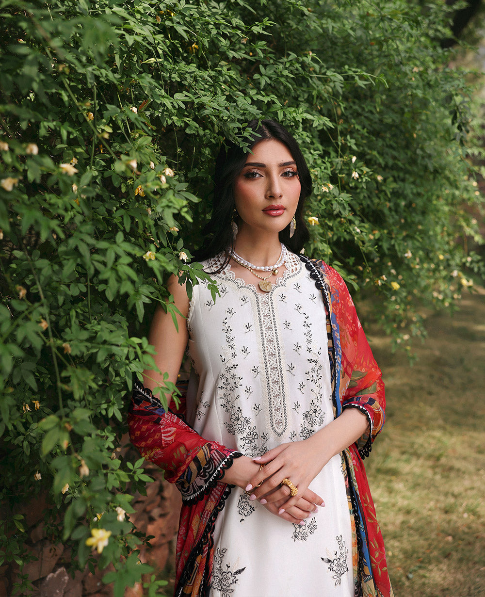 Republic Womenswear | Talia Luxury Lawn 25 | D1-B - Lunara -  Republic Womenswear Ladies Clothes - Original Designer Dress - House of Maryam