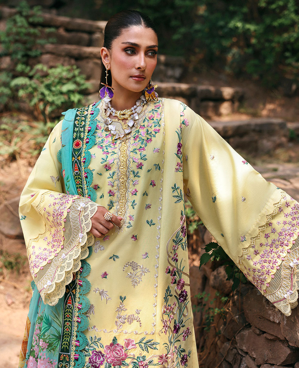 Republic Womenswear | Talia Luxury Lawn 25 | D3-A - Lina -  Republic Womenswear Ladies Clothes - Original Designer Dress - House of Maryam