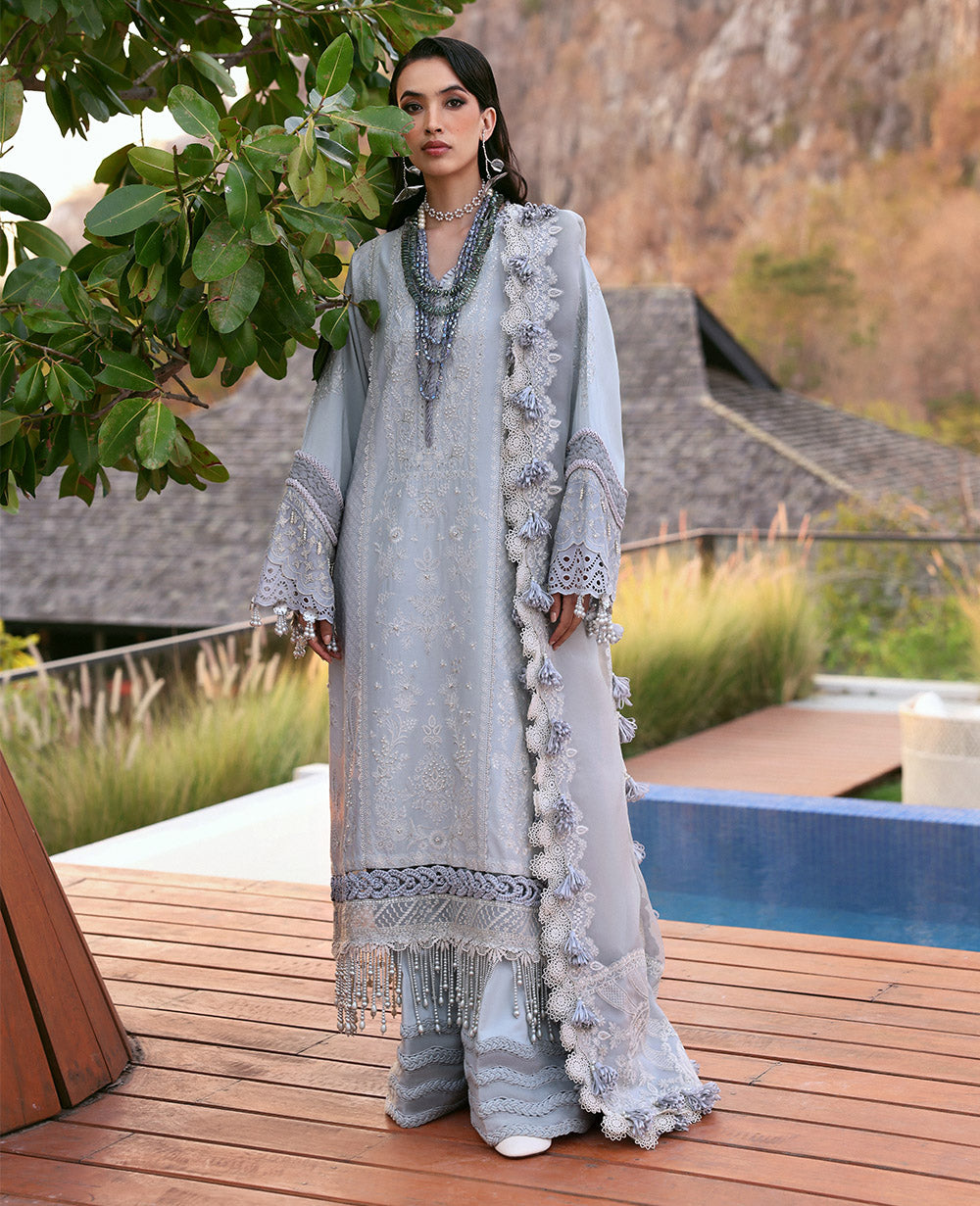 Republic Womenswear | Kalani Eid Luxury Lawn 25 | D3-B - Sitara -  Republic Womenswear Ladies Clothes - Original Designer Dress - House of Maryam