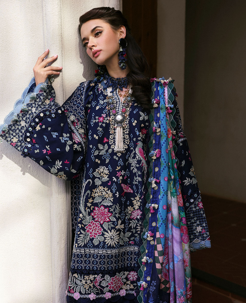 Republic Womenswear | Kalani Eid Luxury Lawn 25 | D5-B - Nyra -  Republic Womenswear Ladies Clothes - Original Designer Dress - House of Maryam