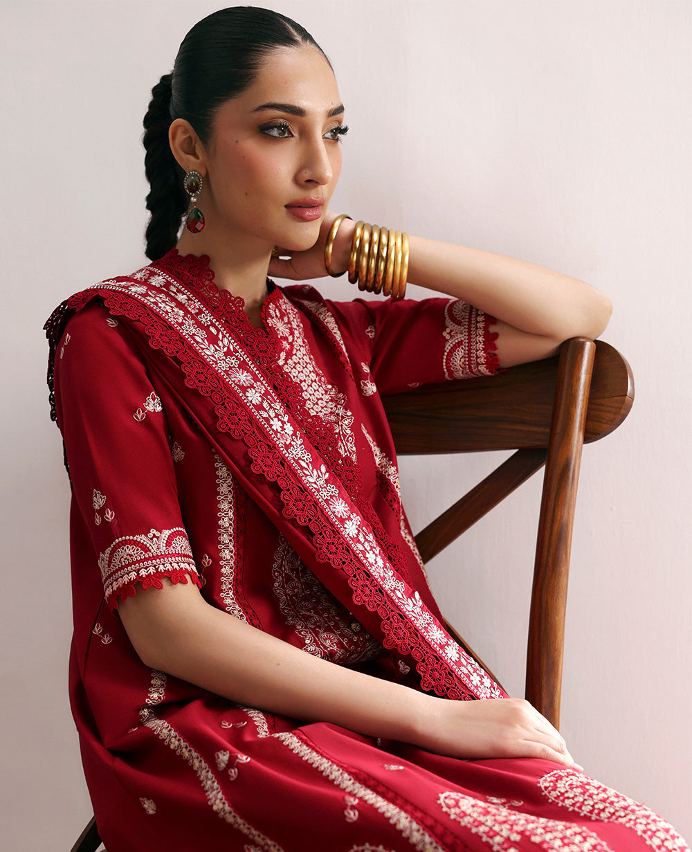 Republic Womenswear | Talia Luxury Lawn 25 | D6-A - Evara -  Republic Womenswear Ladies Clothes - Original Designer Dress - House of Maryam