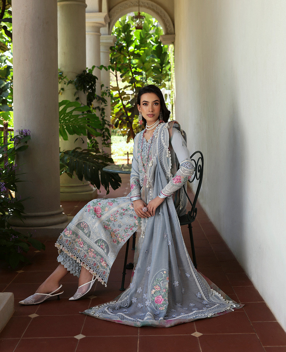 Republic Womenswear | Kalani Eid Luxury Lawn 25 | D7-B - Hoor -  Republic Womenswear Ladies Clothes - Original Designer Dress - House of Maryam