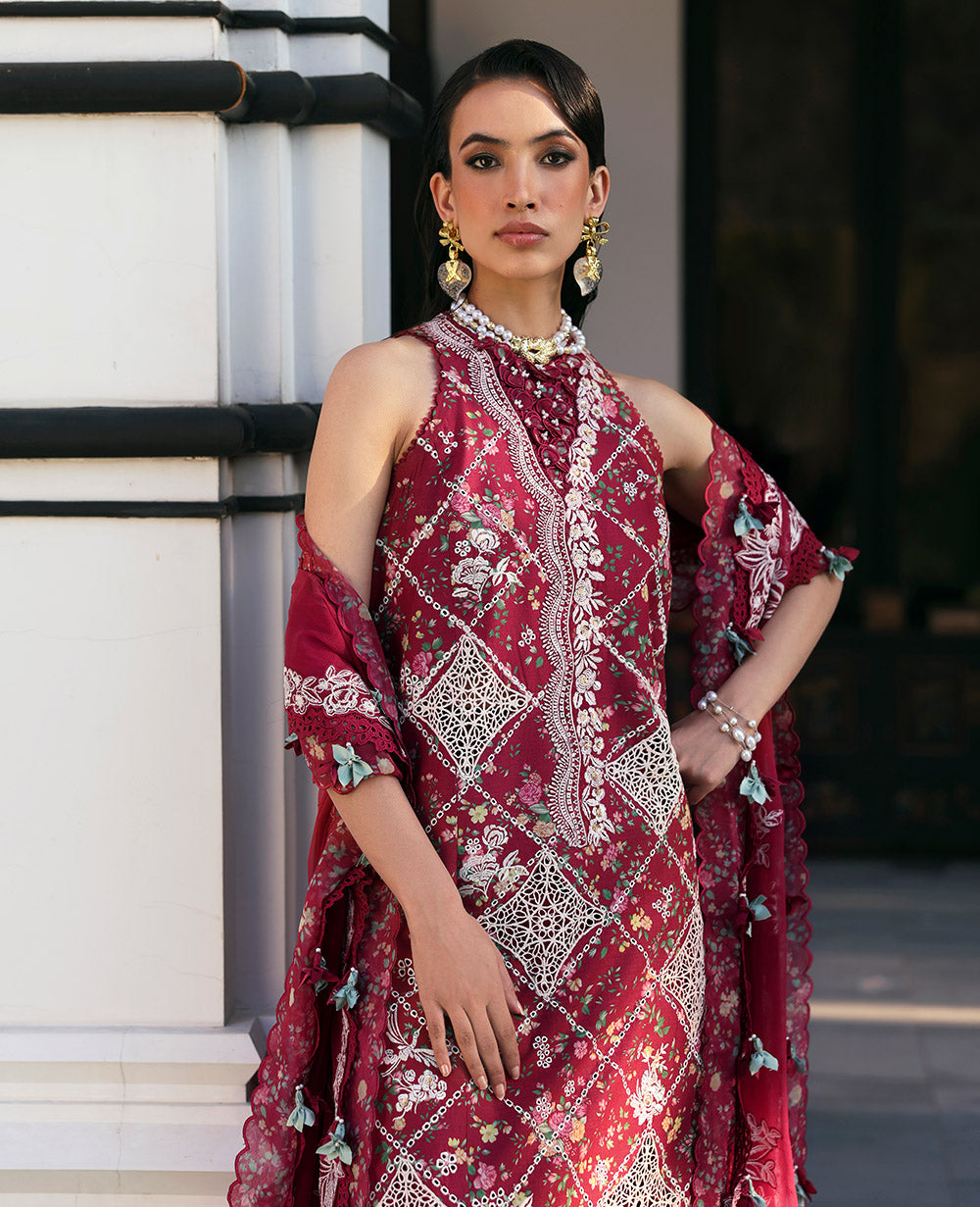 Republic Womenswear | Kalani Eid Luxury Lawn 25 | D8-B - Lyanna -  Republic Womenswear Ladies Clothes - Original Designer Dress - House of Maryam