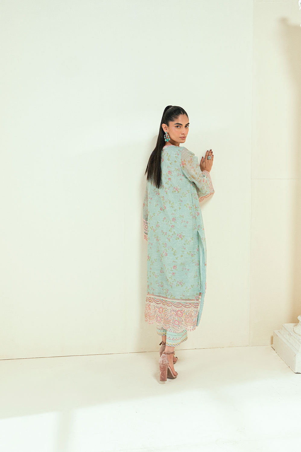 Dhanak | Signature Pret | SS25DA-2722 L-GREEN -  Dhanak Ladies Clothes - Original Designer Dress - House of Maryam