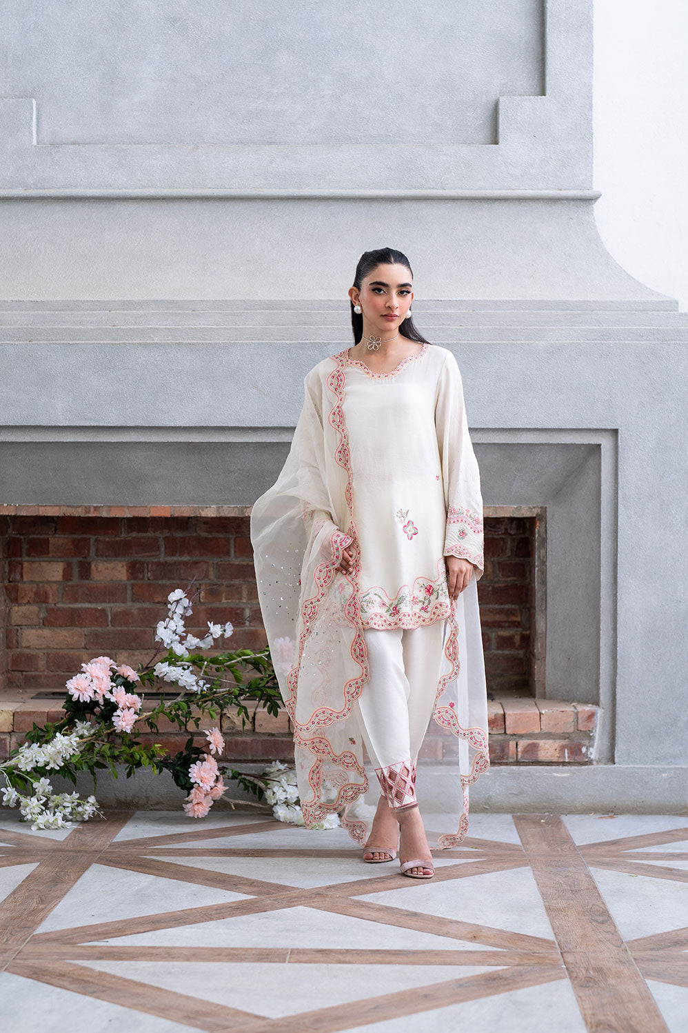 Dhanak | SS 25 Luxury Pret | SS25DL-0317 -  Dhanak Ladies Clothes - Original Designer Dress - House of Maryam