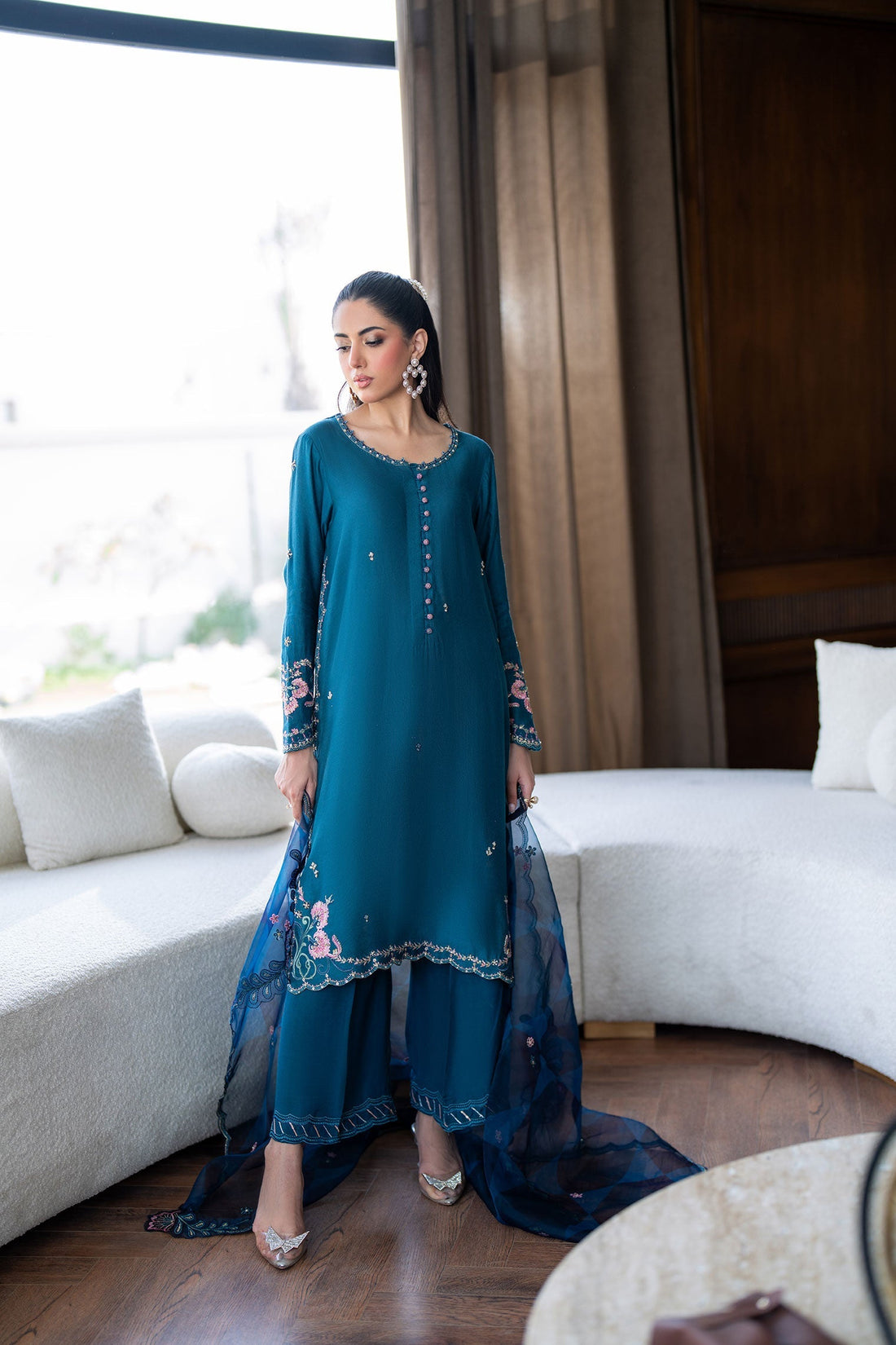 Dhanak | SS 25 Luxury Pret | SS25DL-0315 -  Dhanak Ladies Clothes - Original Designer Dress - House of Maryam