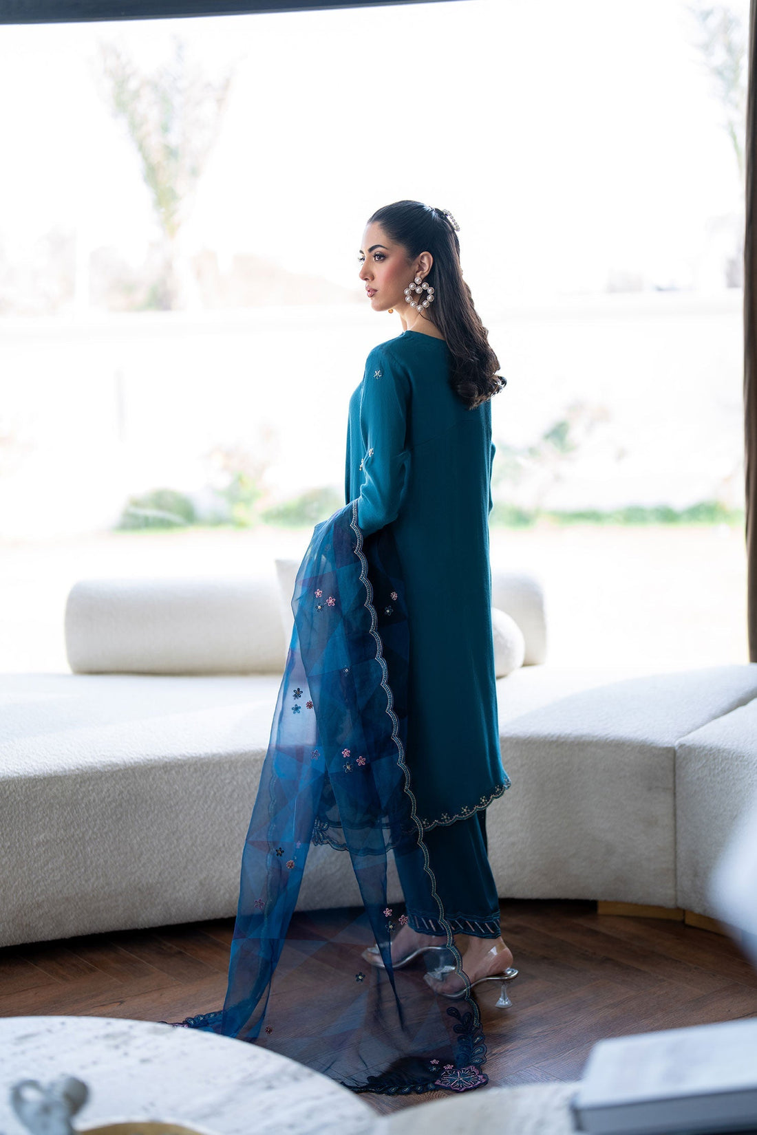 Dhanak | SS 25 Luxury Pret | SS25DL-0315 -  Dhanak Ladies Clothes - Original Designer Dress - House of Maryam