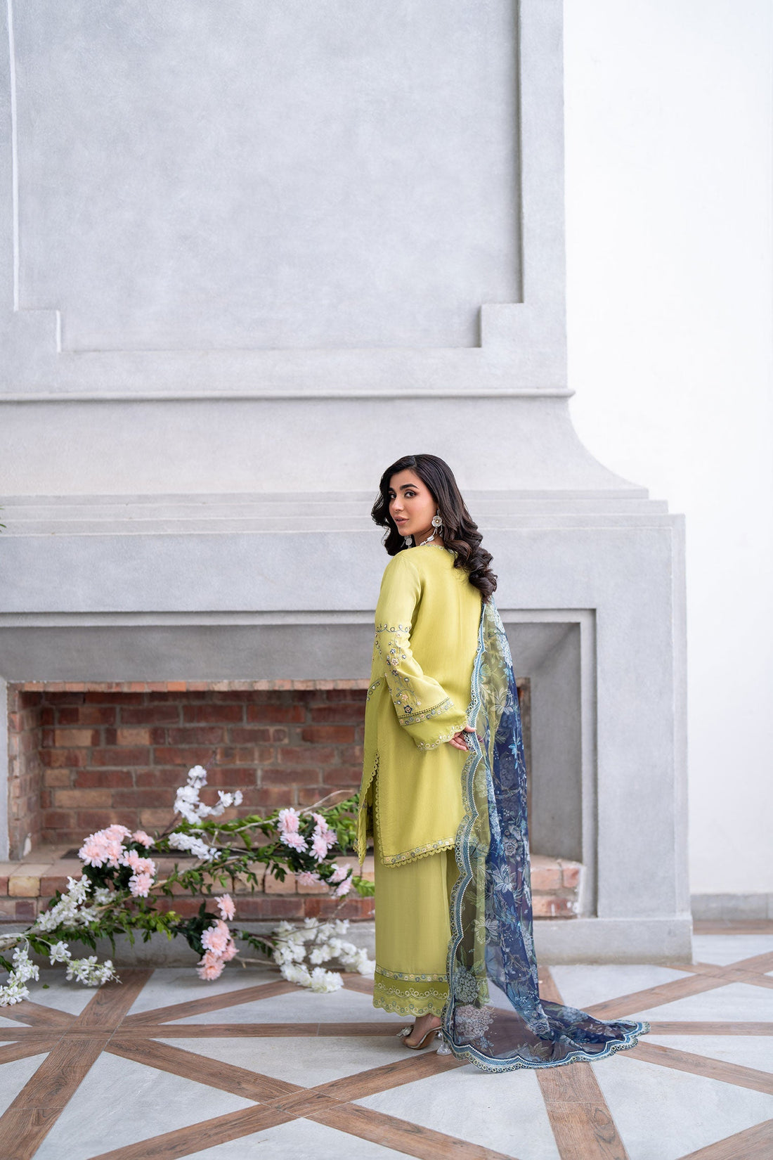 Dhanak | SS 25 Luxury Pret | SS25DL-0318 -  Dhanak Ladies Clothes - Original Designer Dress - House of Maryam