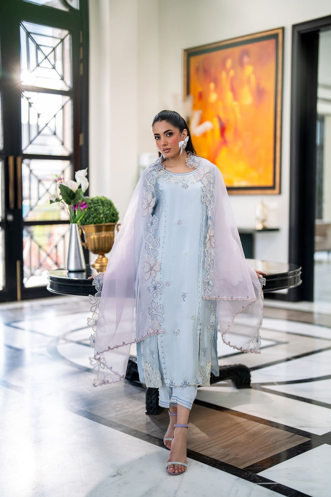 Dhanak | SS 25 Luxury Pret | SS25DL-0320 -  Dhanak Ladies Clothes - Original Designer Dress - House of Maryam