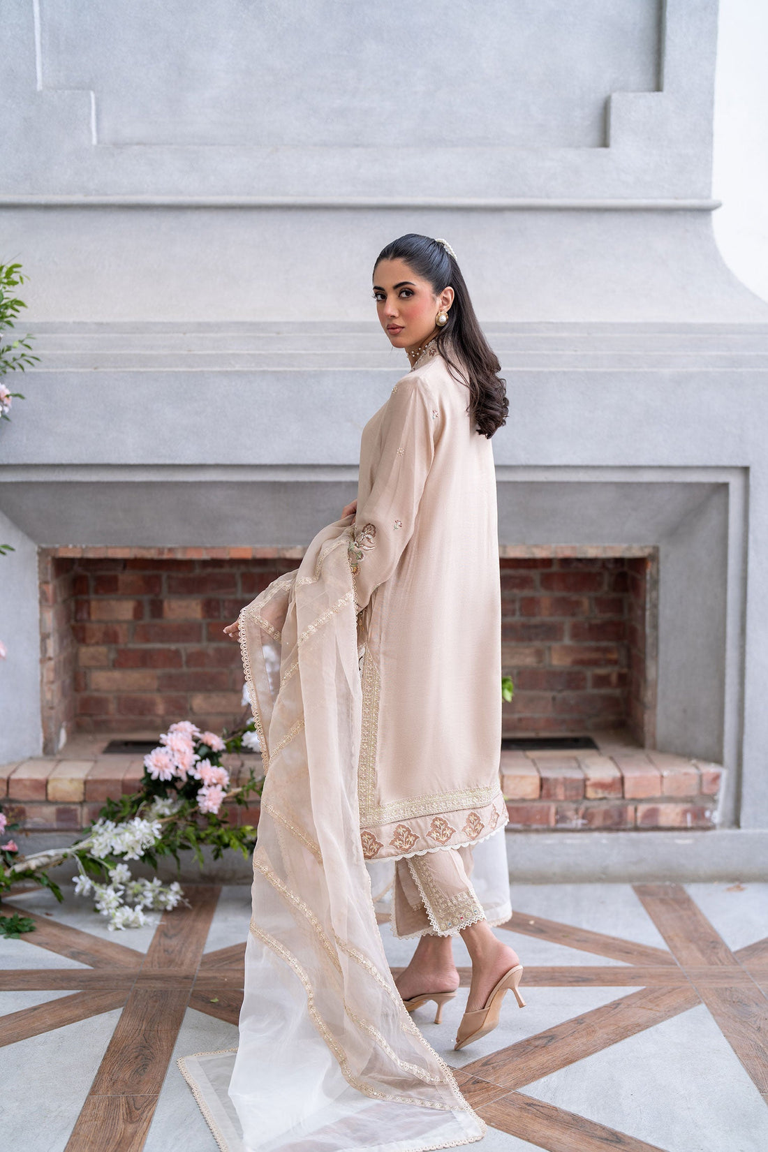 Dhanak | SS 25 Luxury Pret | SS25DL-0322 -  Dhanak Ladies Clothes - Original Designer Dress - House of Maryam