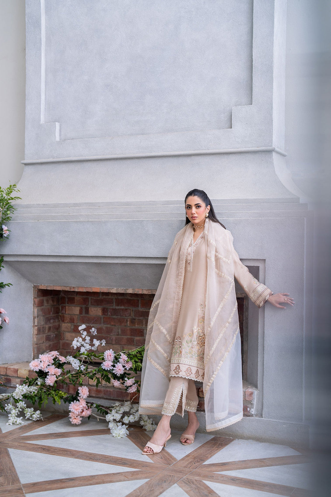 Dhanak | SS 25 Luxury Pret | SS25DL-0322 -  Dhanak Ladies Clothes - Original Designer Dress - House of Maryam