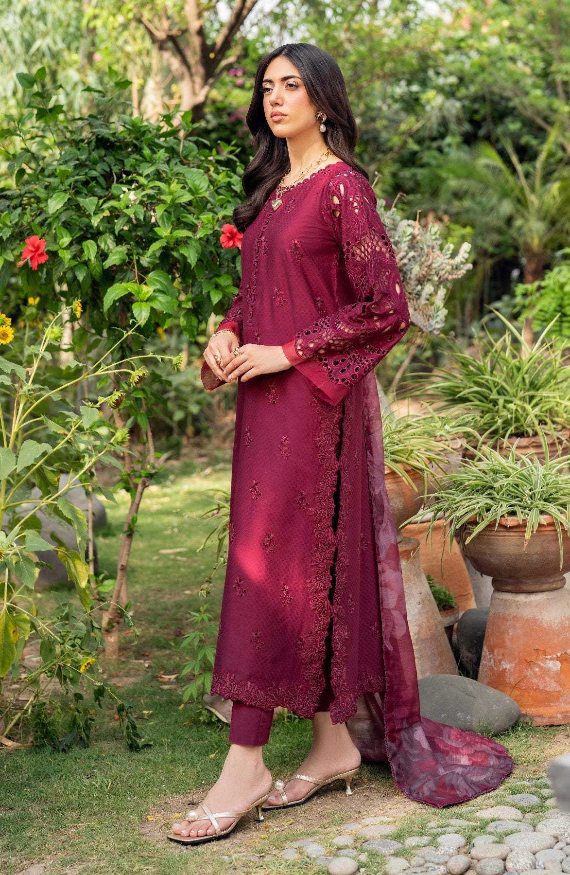 Zarif | Nura Textured Lawn 25 | MORICH -  Zarif Ladies Clothes - Original Designer Dress - House of Maryam
