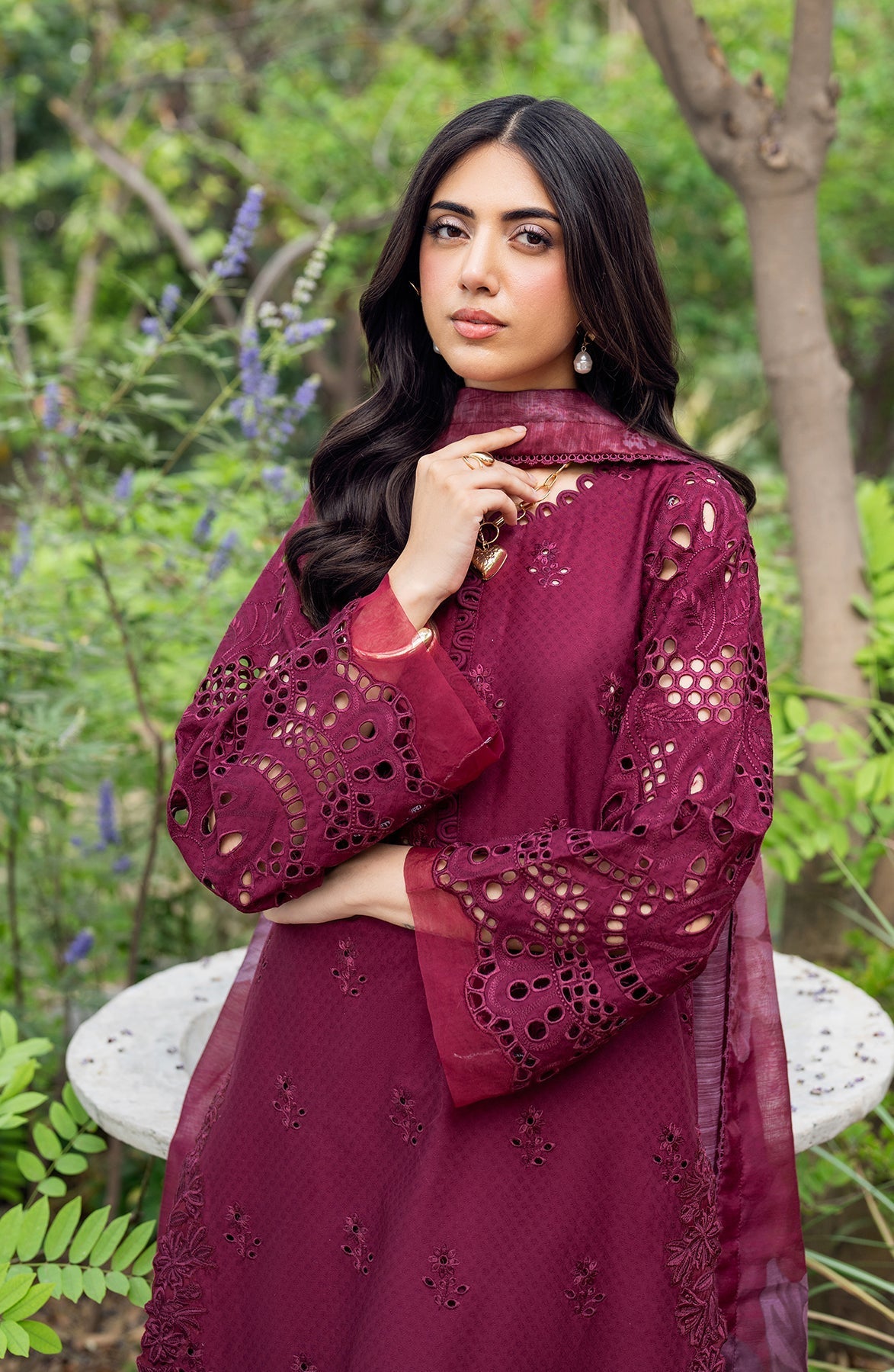 Zarif | Nura Textured Lawn 25 | MORICH -  Zarif Ladies Clothes - Original Designer Dress - House of Maryam