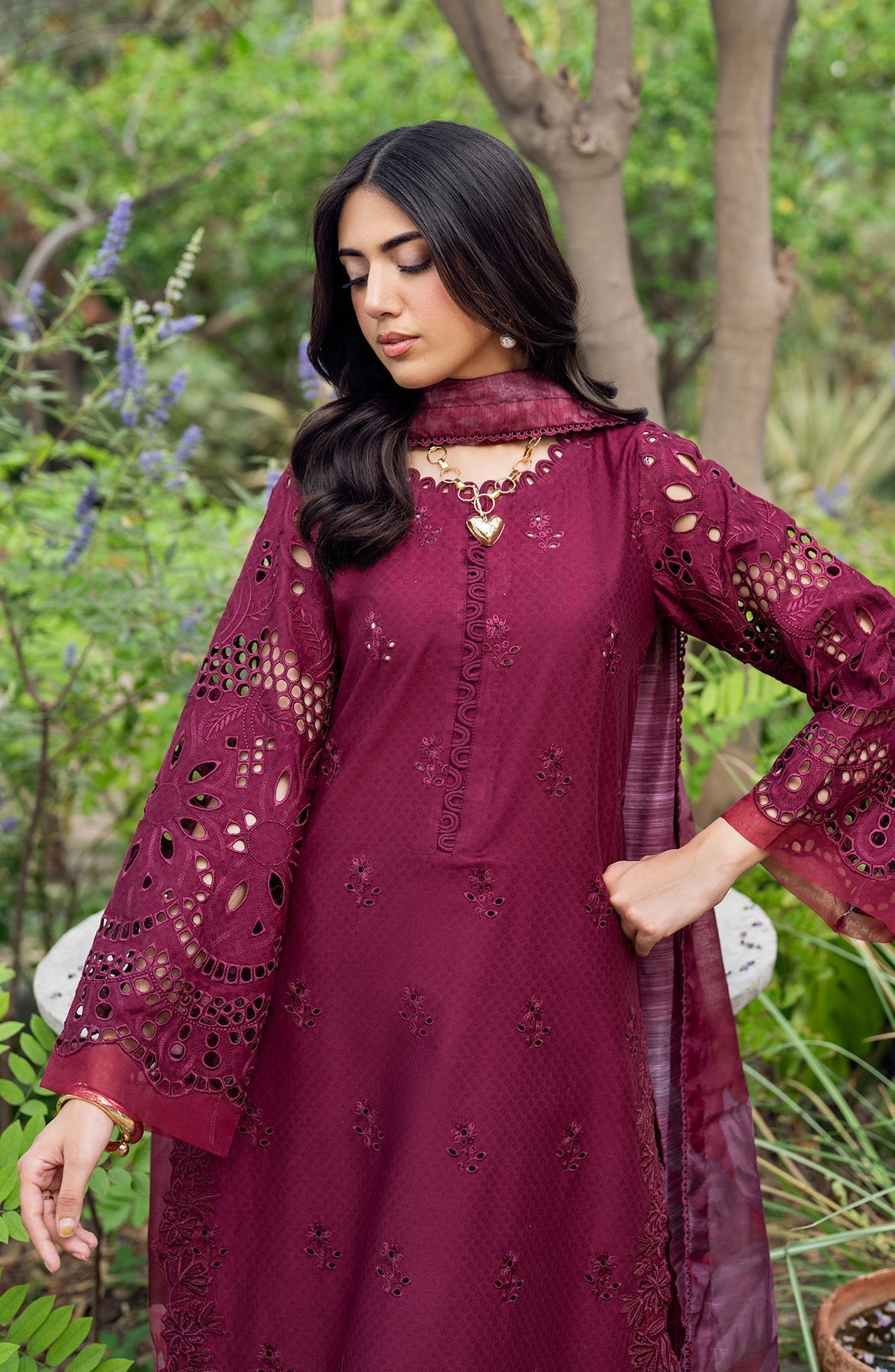 Zarif | Nura Textured Lawn 25 | MORICH -  Zarif Ladies Clothes - Original Designer Dress - House of Maryam
