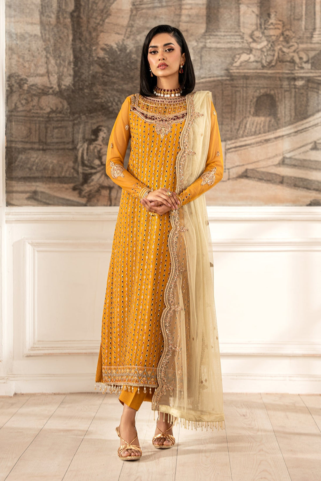 Zarif | Formal Edit 25 | ZFE-04 ELIZA -  Zarif Ladies Clothes - Original Designer Dress - House of Maryam