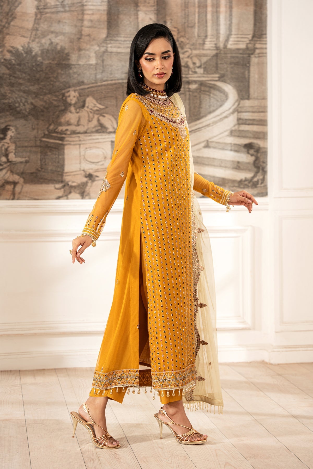 Zarif | Formal Edit 25 | ZFE-04 ELIZA -  Zarif Ladies Clothes - Original Designer Dress - House of Maryam