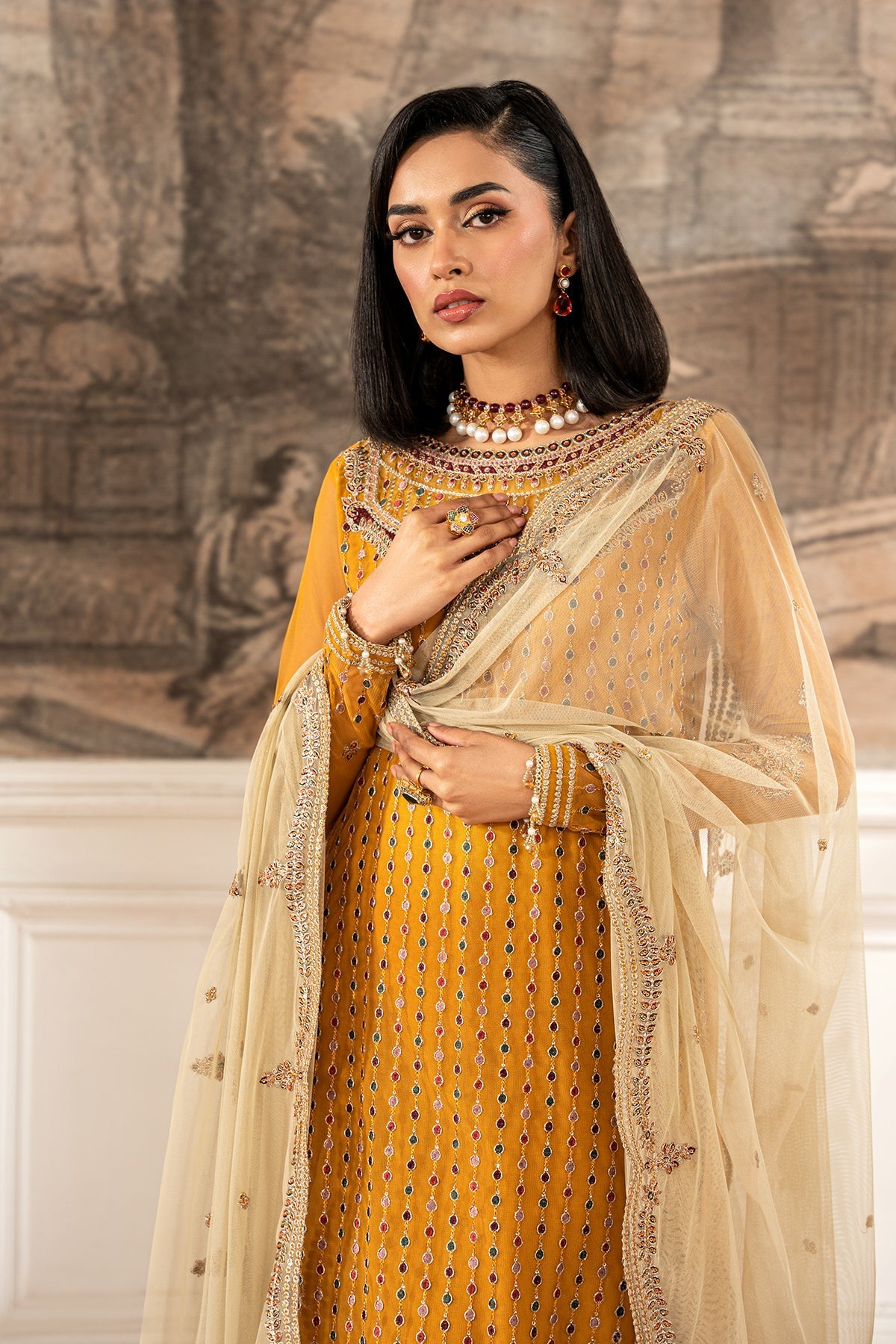 Zarif | Formal Edit 25 | ZFE-04 ELIZA -  Zarif Ladies Clothes - Original Designer Dress - House of Maryam