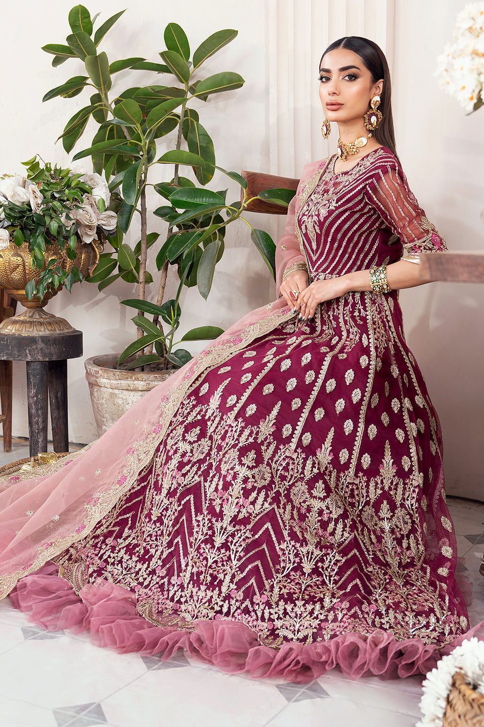 Avyana | Nazeen Festive Edit | Ruzena -  Avyana Luxury - Original Designer Dress - House of Maryam