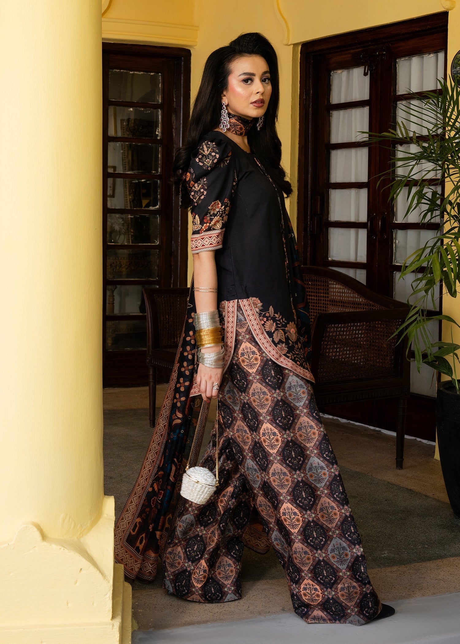 Maria Osama Khan | Retro Lawn 25 | Nazia -  Maria Osama Khan Ladies Clothes - Original Designer Dress - House of Maryam