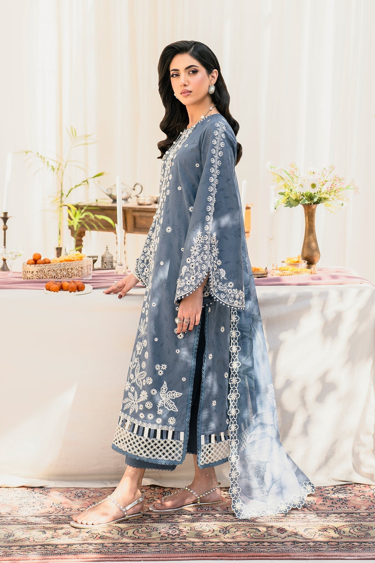 Zarif | Lamhay Luxury Eid Lawn 25 | 06 SAFAH -  Zarif Ladies Clothes - Original Designer Dress - House of Maryam