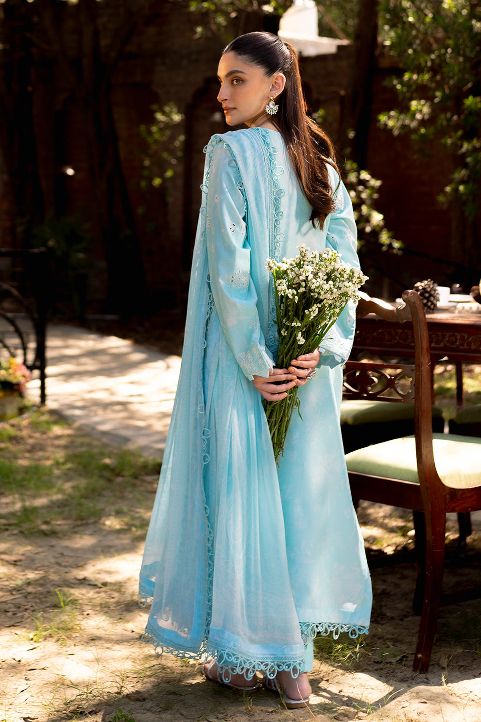 Neeshay | Summer Lines Printkari | OASIS -  Neeshay Luxury - Original Designer Dress - House of Maryam