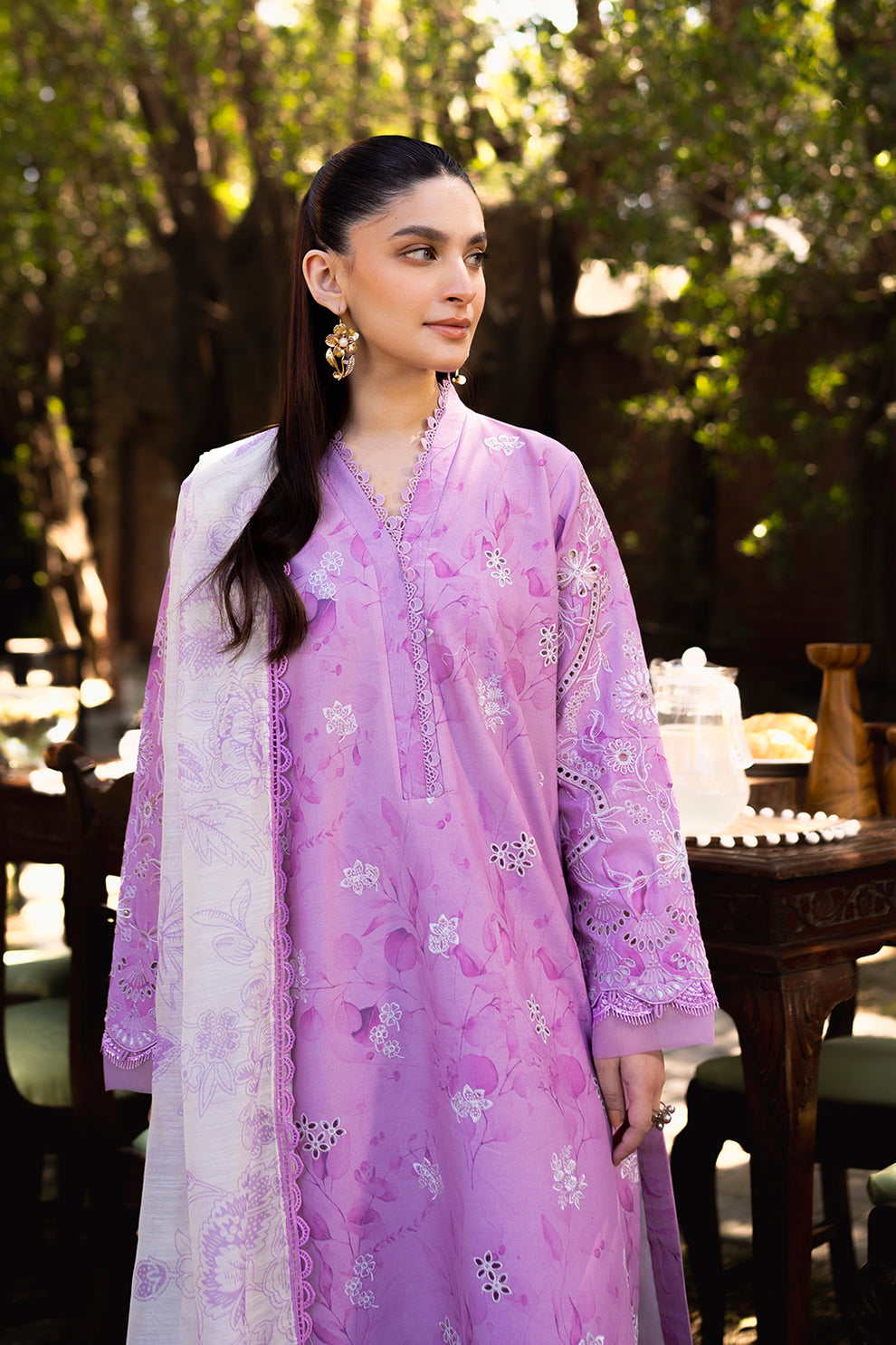 Neeshay | Summer Lines Printkari | PETAL -  Neeshay Luxury - Original Designer Dress - House of Maryam
