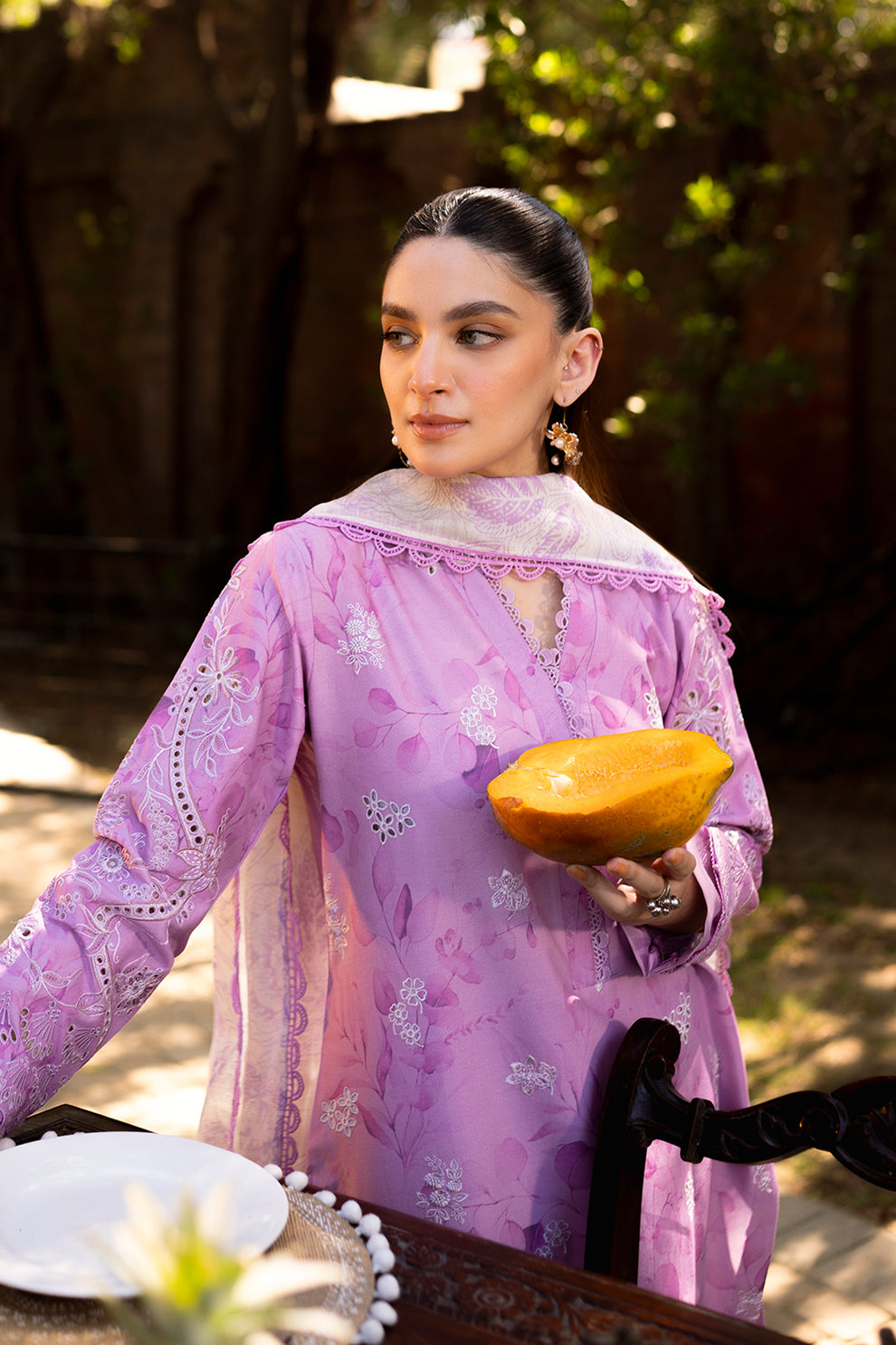 Neeshay | Summer Lines Printkari | PETAL -  Neeshay Luxury - Original Designer Dress - House of Maryam