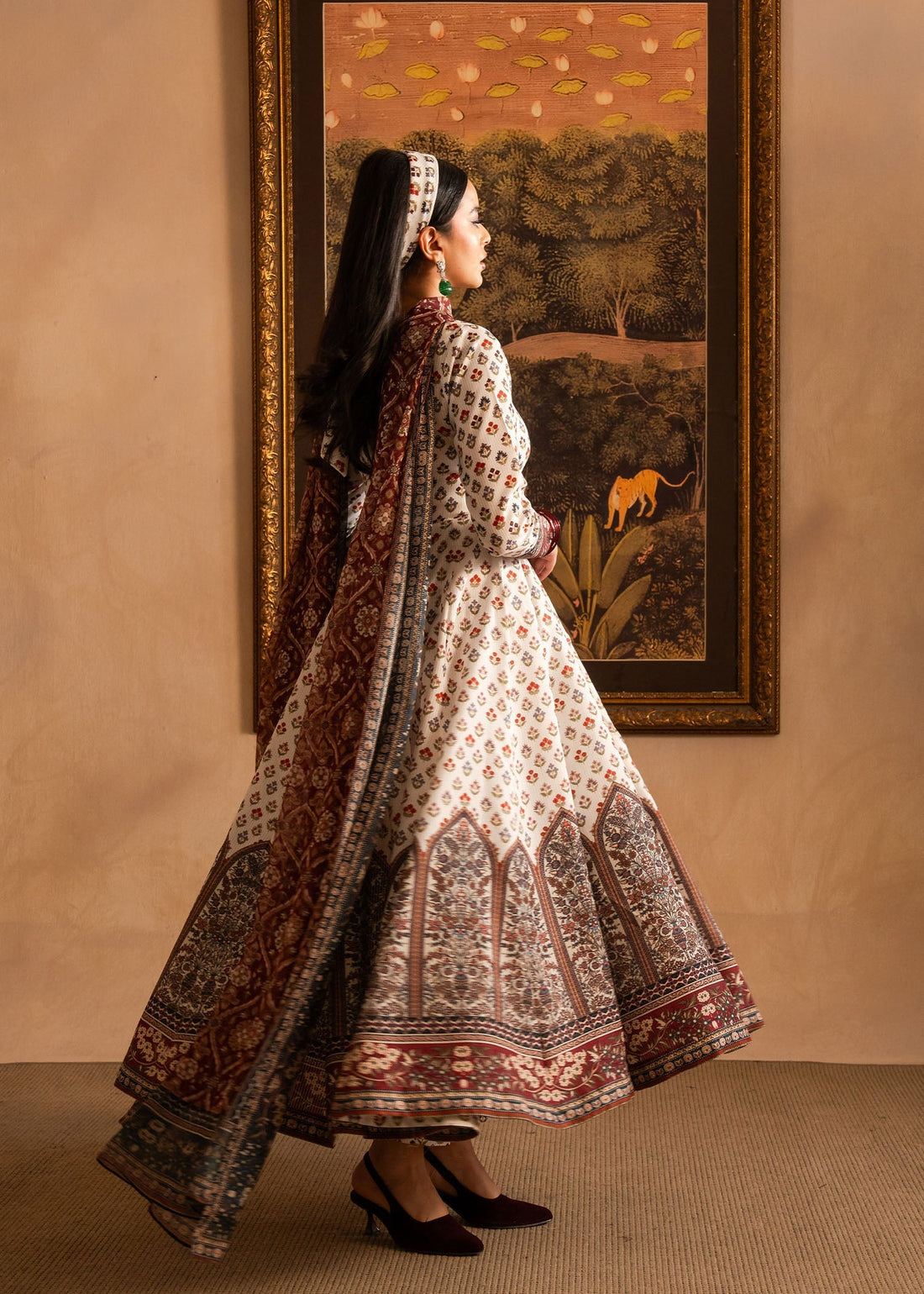 Maria Osama Khan | Retro Lawn 25 | Nair -  Maria Osama Khan Ladies Clothes - Original Designer Dress - House of Maryam