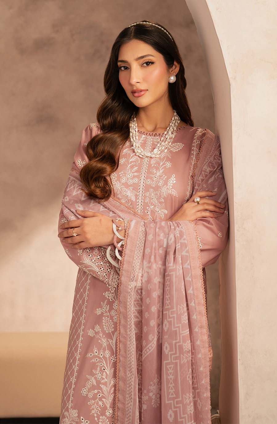 Zarif | Summer Lawn 25 | UNST-LWN-07 ANEEMA -  Zarif Ladies Clothes - Original Designer Dress - House of Maryam