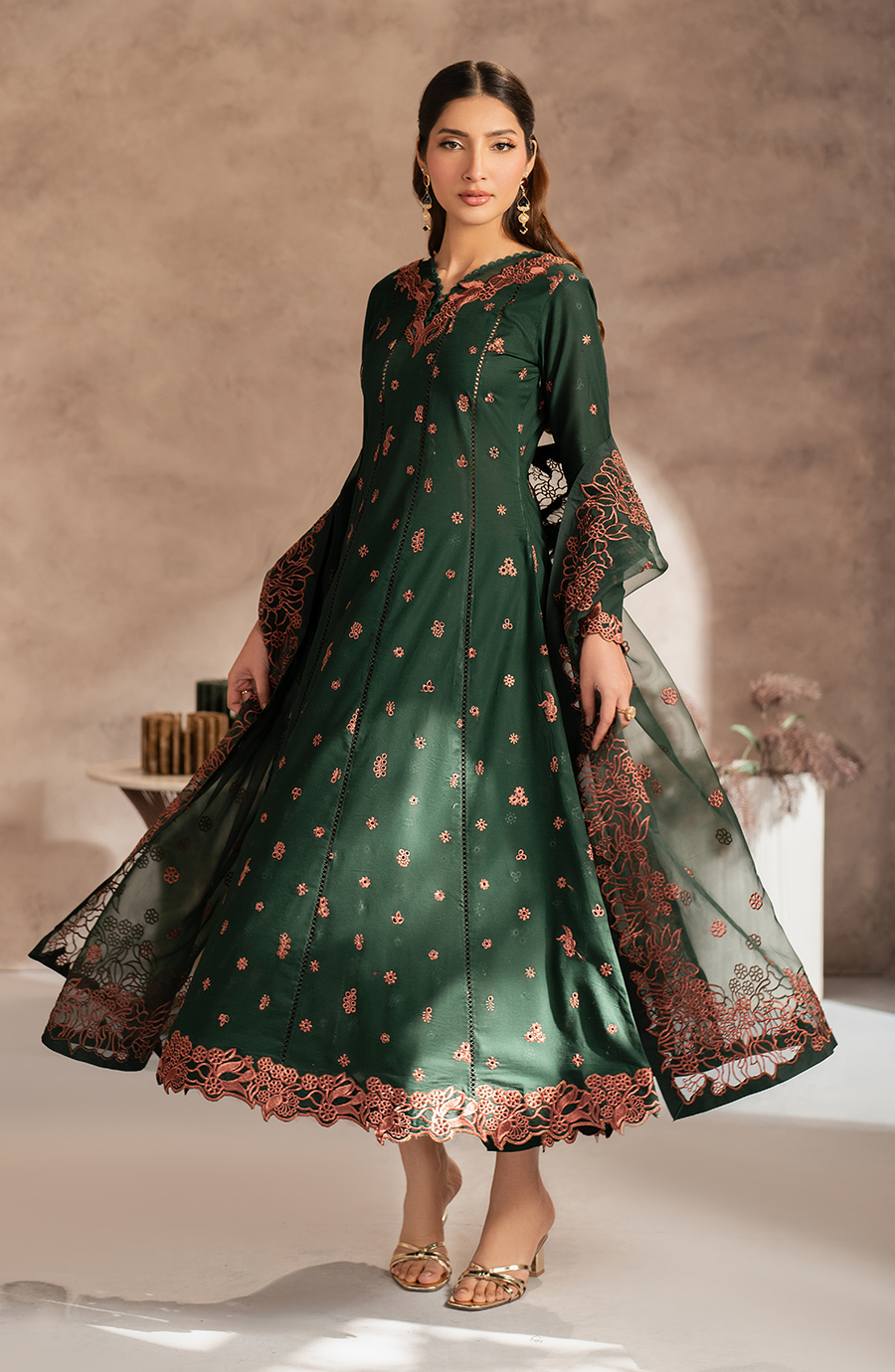 Zarif | Summer Lawn 25 | UNST-LWN-04 SIRAAN -  Zarif Ladies Clothes - Original Designer Dress - House of Maryam