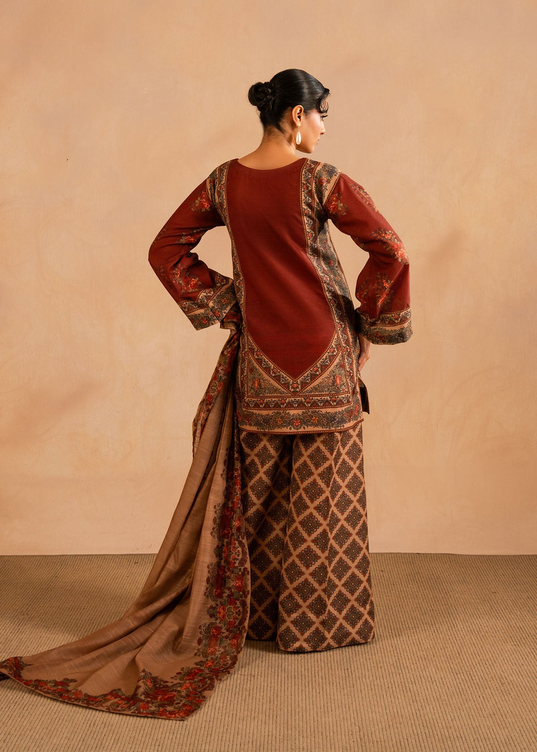 Maria Osama Khan | Retro Lawn 25 | Berra -  Maria Osama Khan Ladies Clothes - Original Designer Dress - House of Maryam