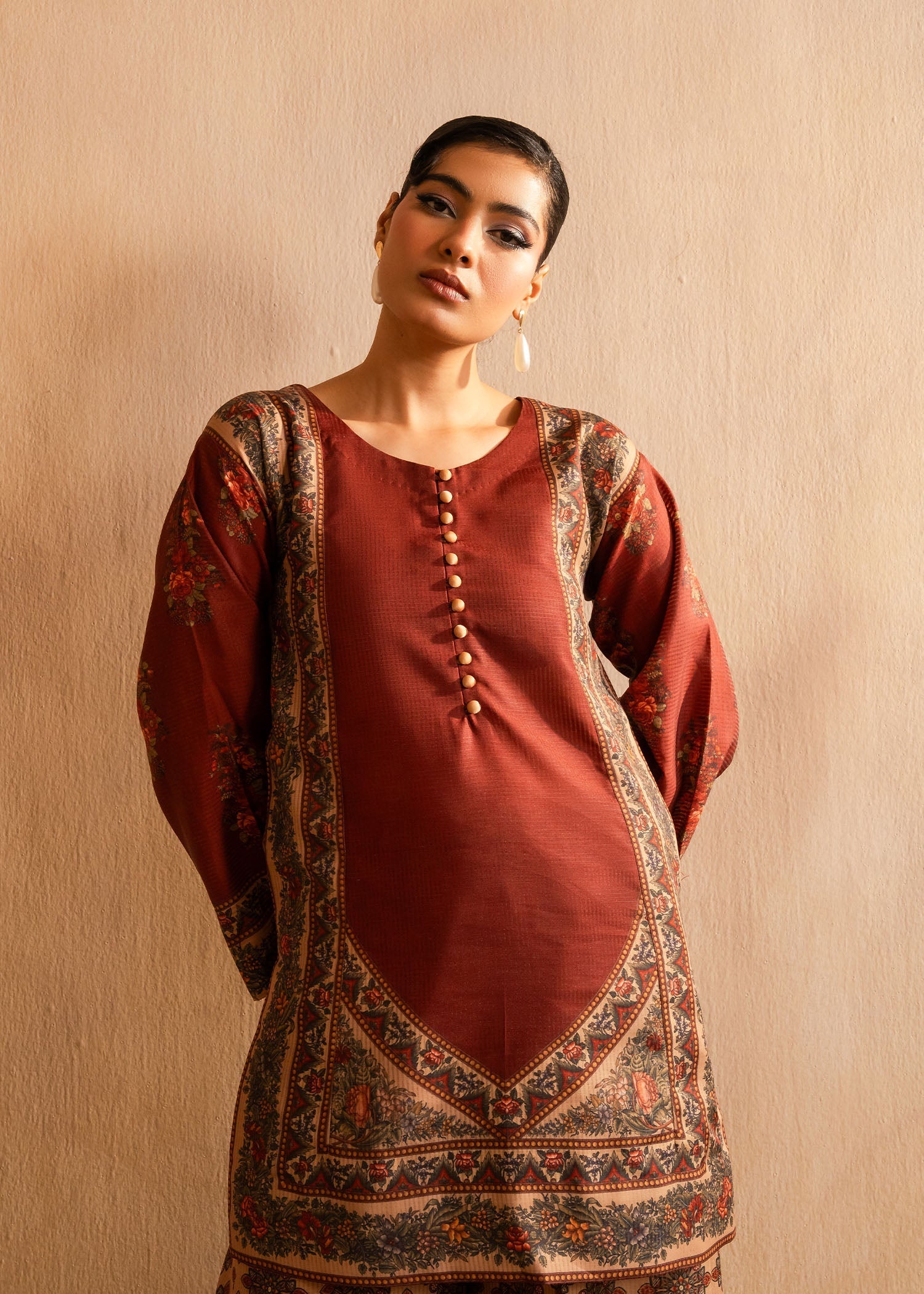 Maria Osama Khan | Retro Lawn 25 | Berra -  Maria Osama Khan Ladies Clothes - Original Designer Dress - House of Maryam