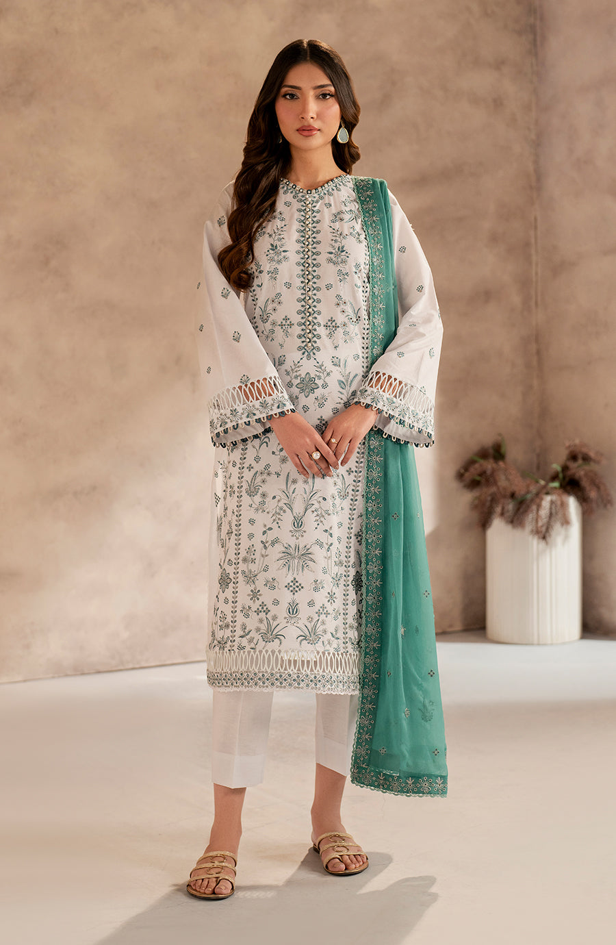 Zarif | Summer Lawn 25 | UNST-LWN-05 SEMIL -  Zarif Ladies Clothes - Original Designer Dress - House of Maryam