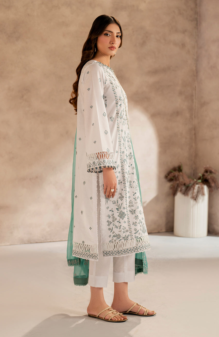Zarif | Summer Lawn 25 | UNST-LWN-05 SEMIL -  Zarif Ladies Clothes - Original Designer Dress - House of Maryam