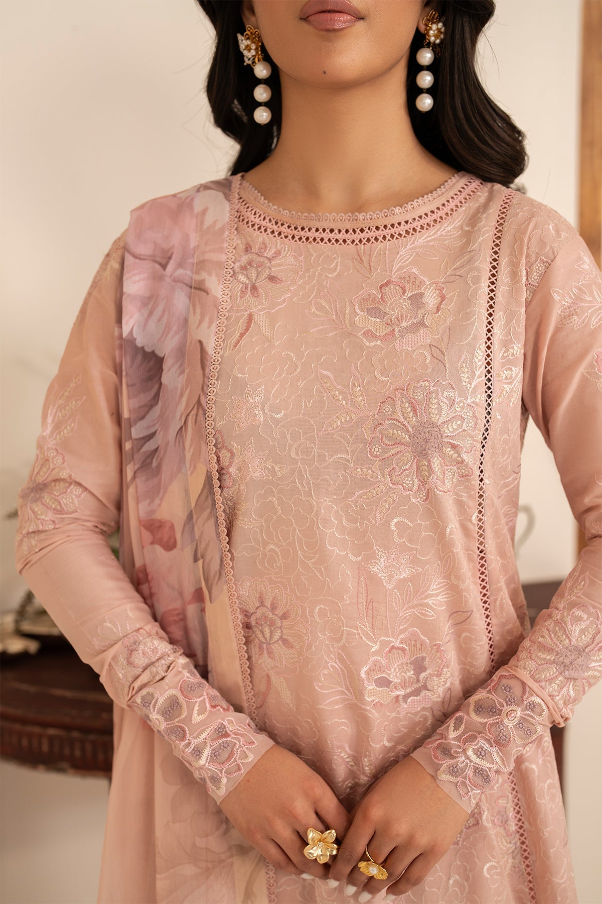 Zarif | Lamhay Luxury Eid Lawn 25 | 10 AREEBAH -  Zarif Ladies Clothes - Original Designer Dress - House of Maryam